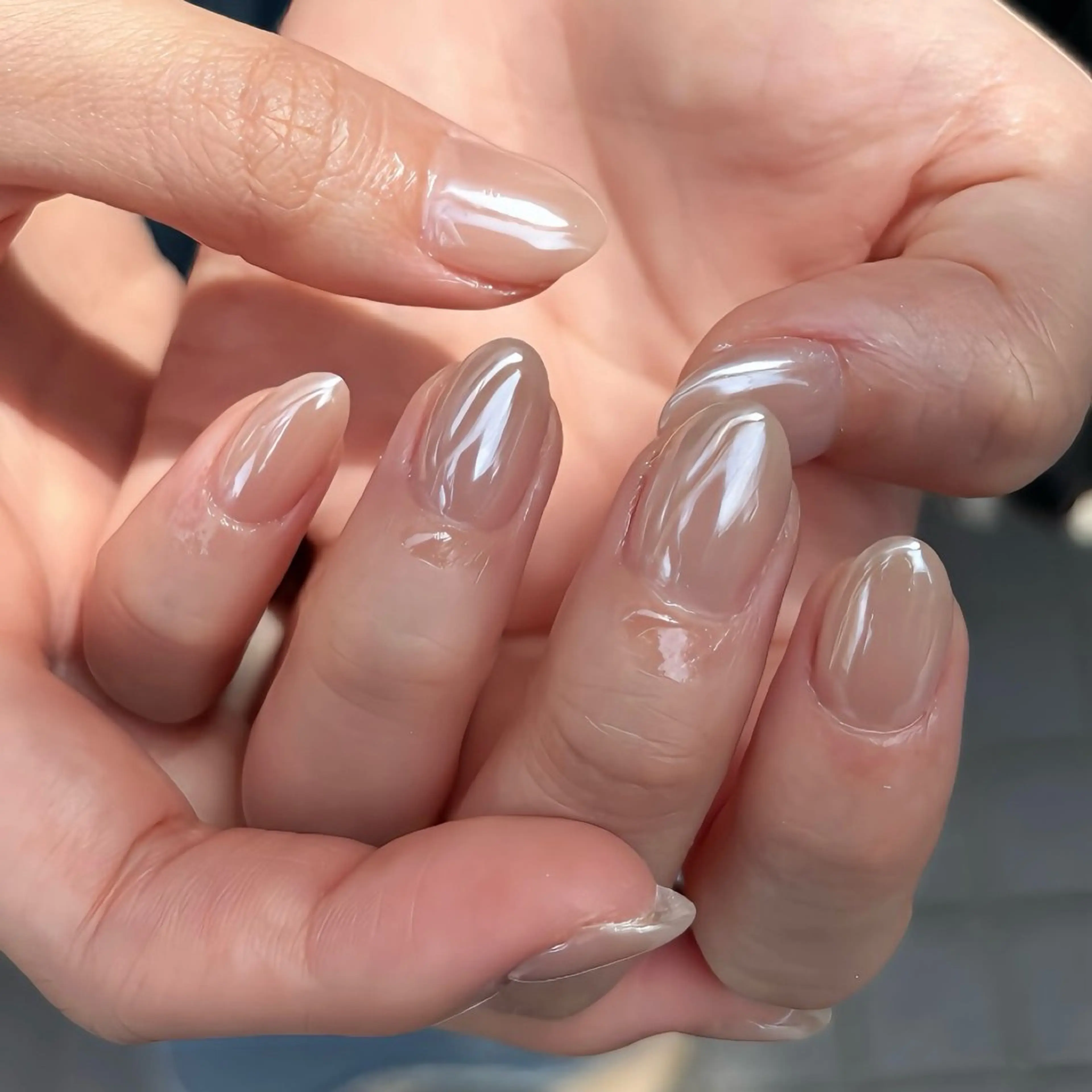 ネイル 水色 マグネットネイル ミラーネイル ワンカラーネイル 夏ネイル ハンドネイル 🫧OPELIA NAIL渋谷🫧のネイルデザイン