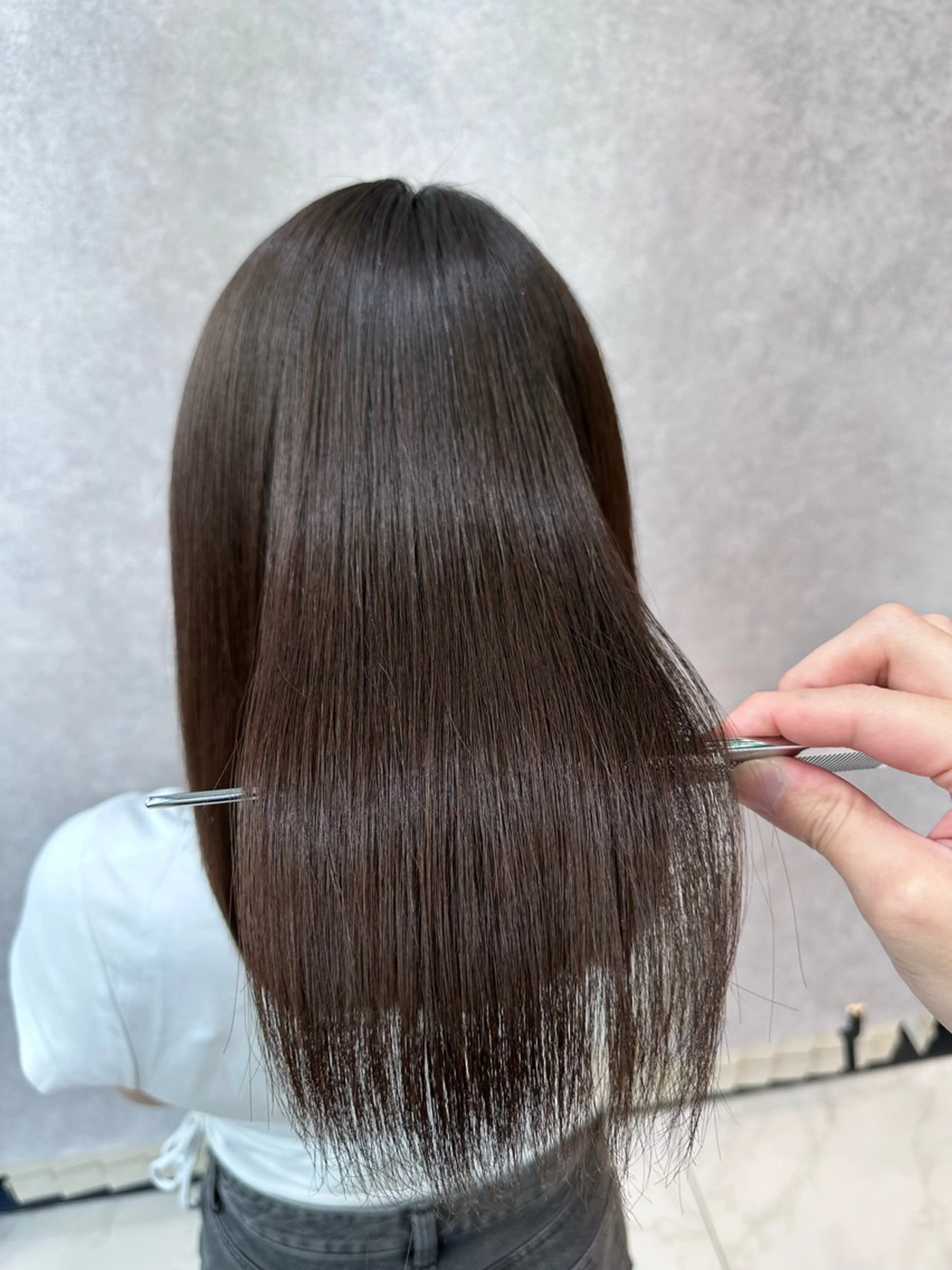 ロング 🔸縮毛矯正/髪質 改善カラー石崎🔸のヘアスタイル