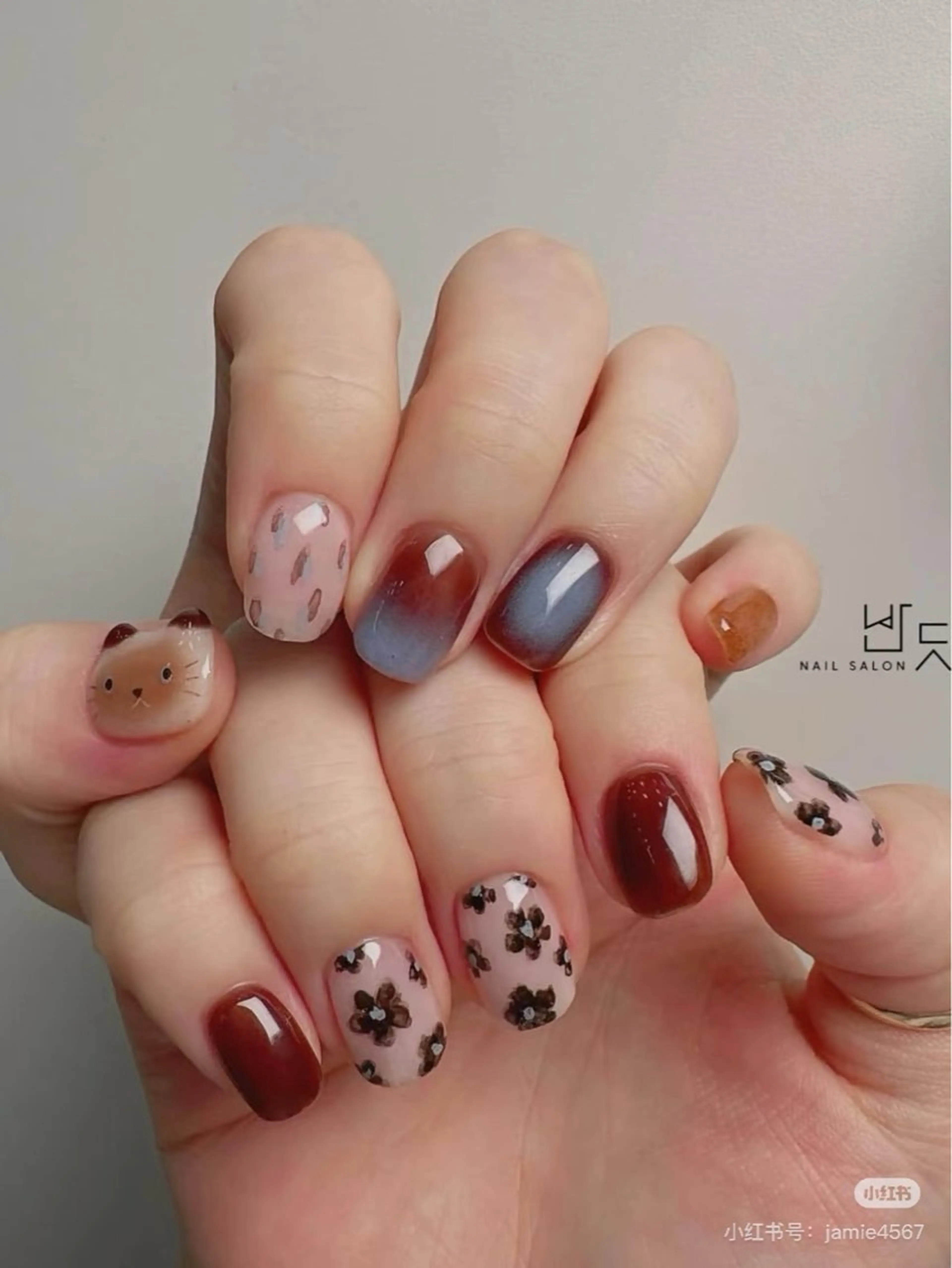 ネイル アートネイル 韓国ネイル 持ち込み ニュアンスネイル ワンカラーネイル イブ ネイリのネイルデザイン