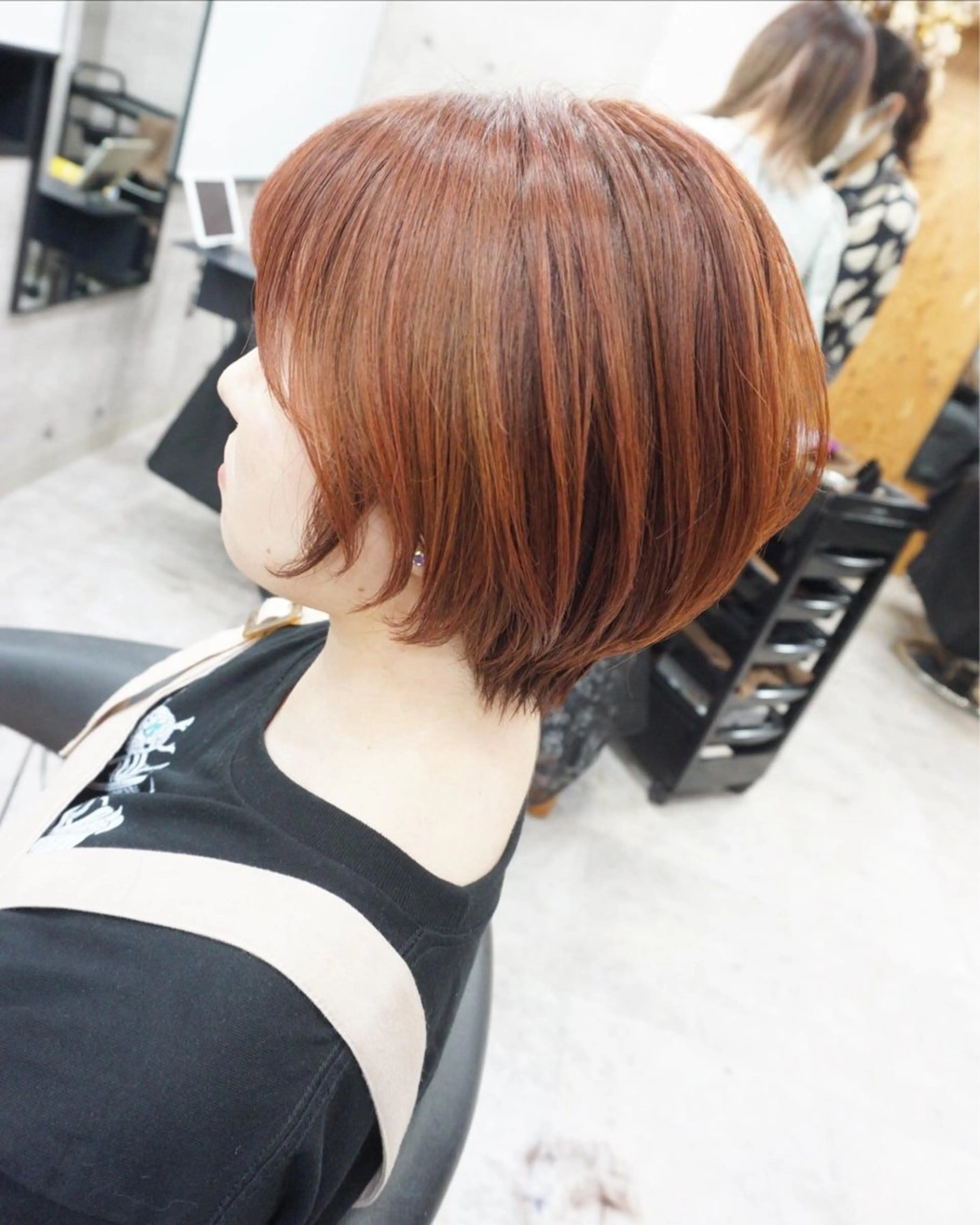 ショート ショートボブ ボブ ショートヘア カット ヘアカラー トリートメント hair teria ryu 大塚のヘアスタイル