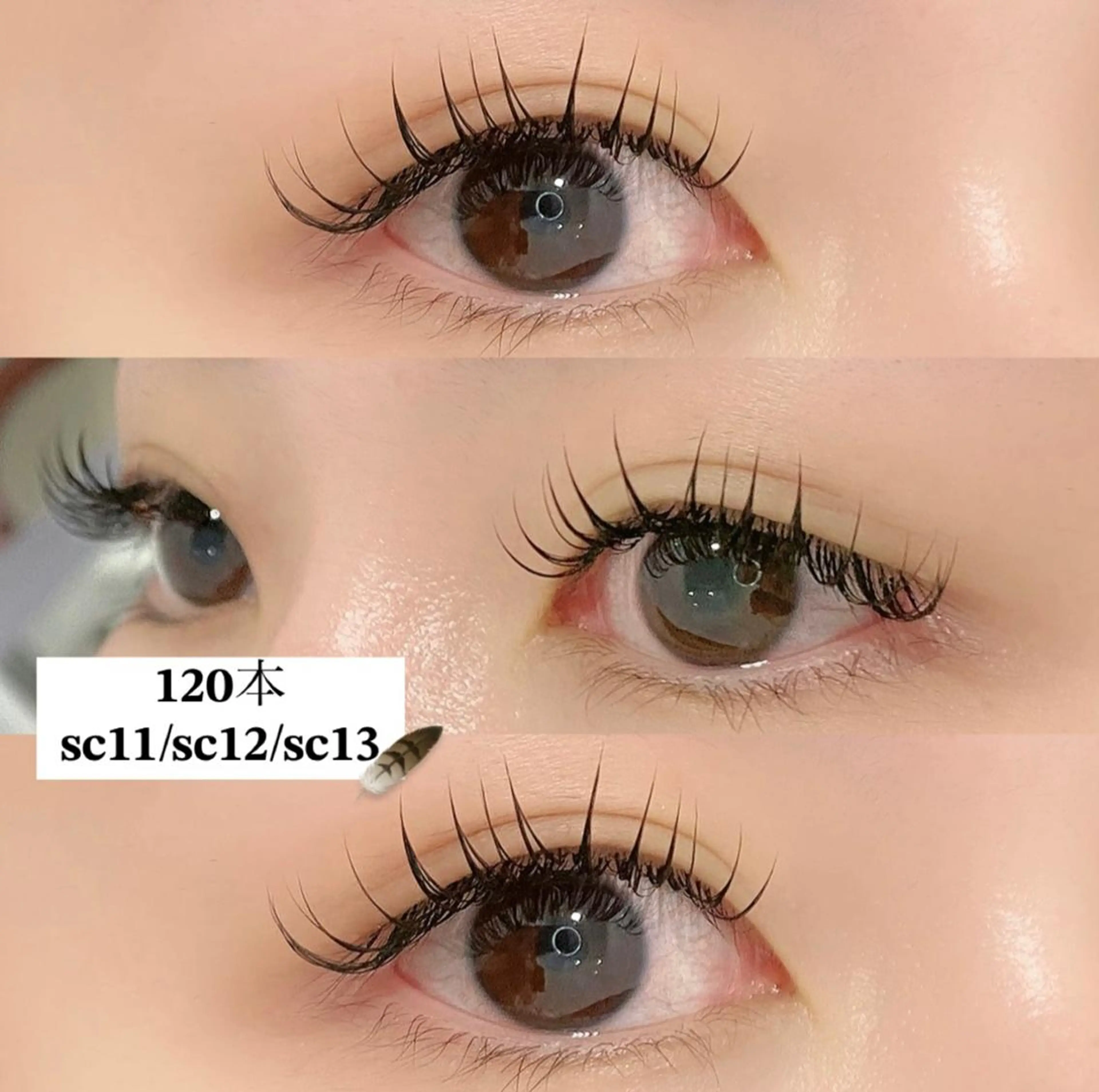 マツエク・マツパ フラットラッシュ miiia lash所属・miiia lashのマツエク・マツパデザイン