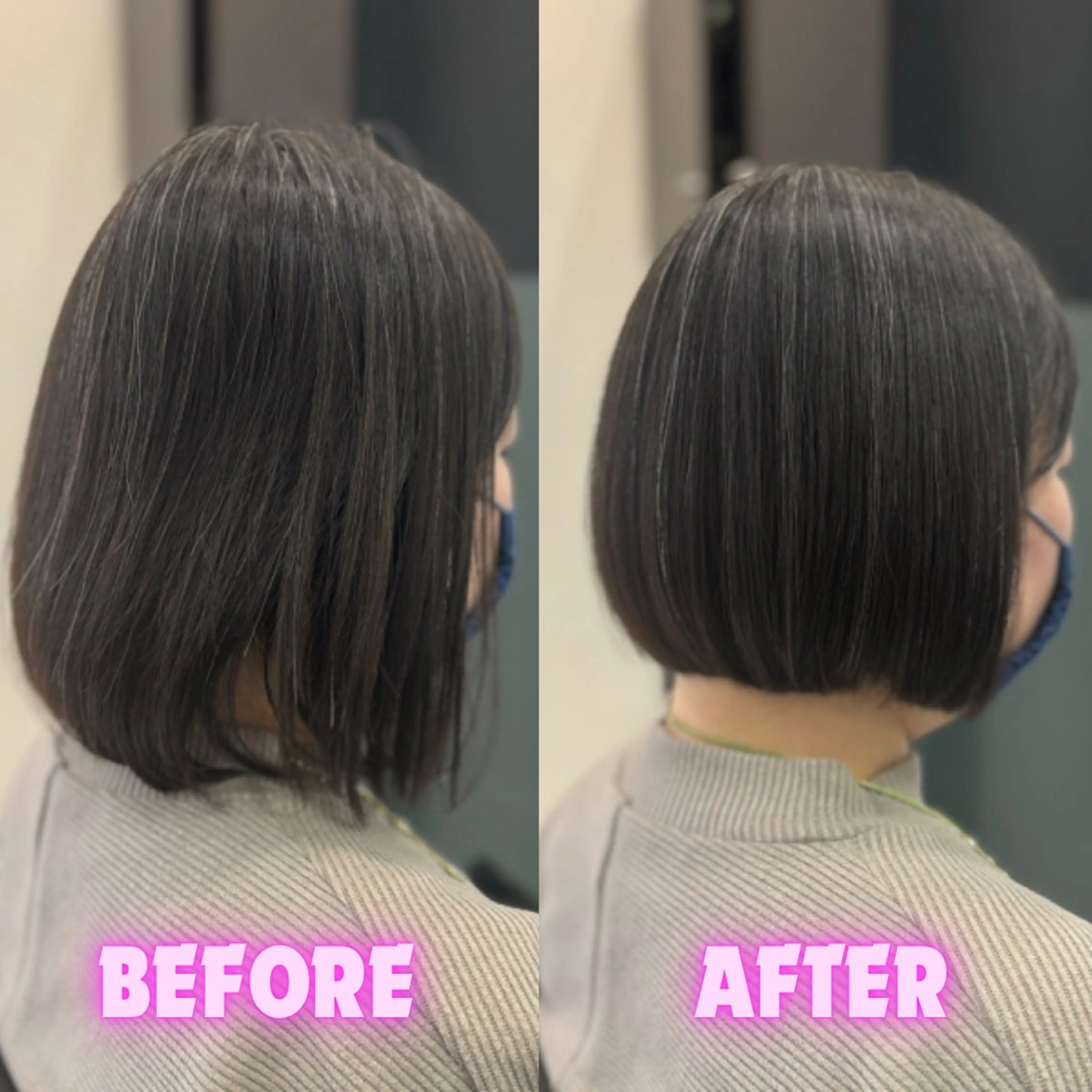ショート カット トリートメント YASU🍎ボブ/ 赤系カラー/髪質改善のヘアスタイル