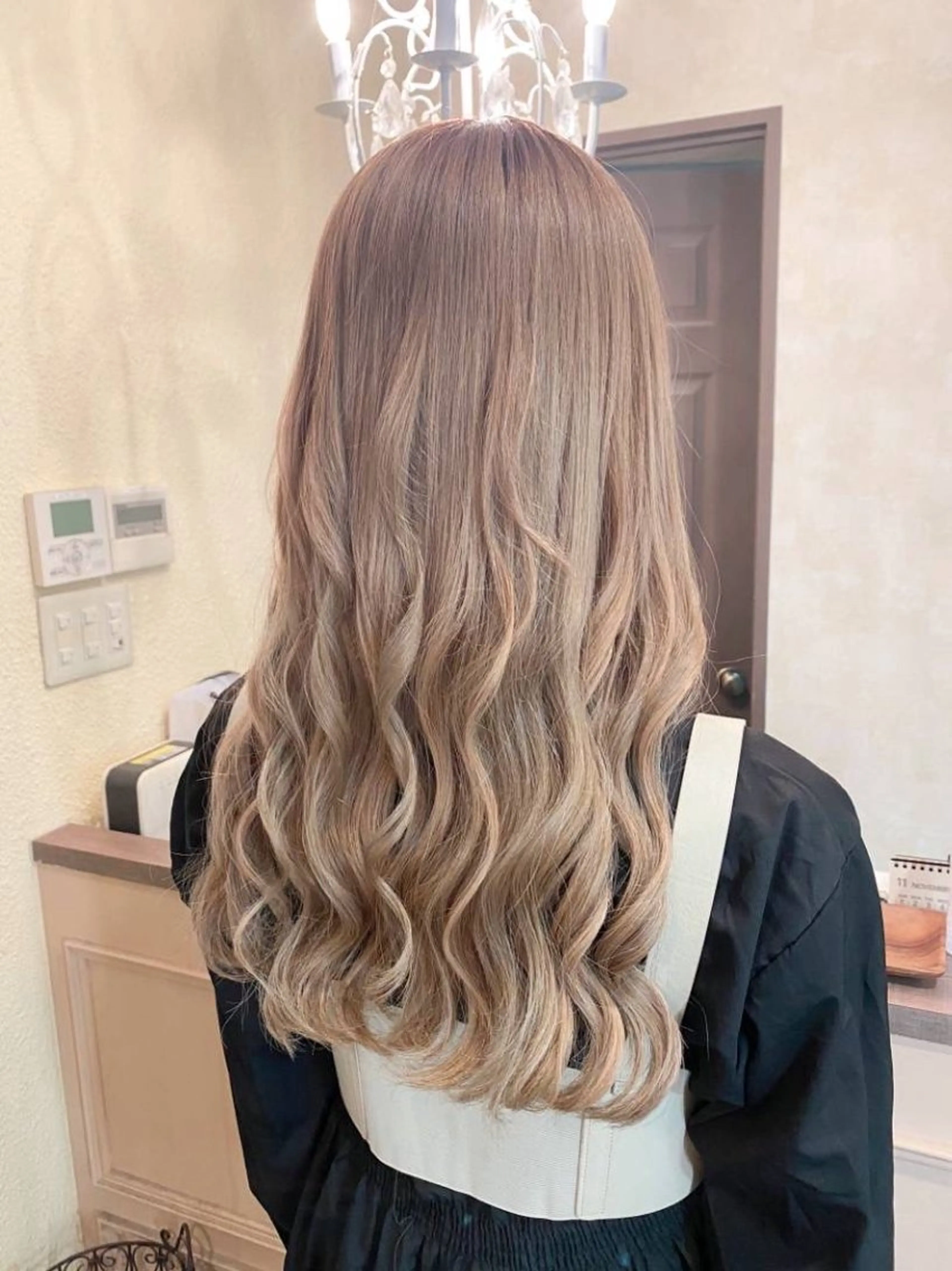 ロング ヘアアレンジ シールエクステ エクステ カット エクステ MagicMush ✴︎シールエクステのヘアスタイル