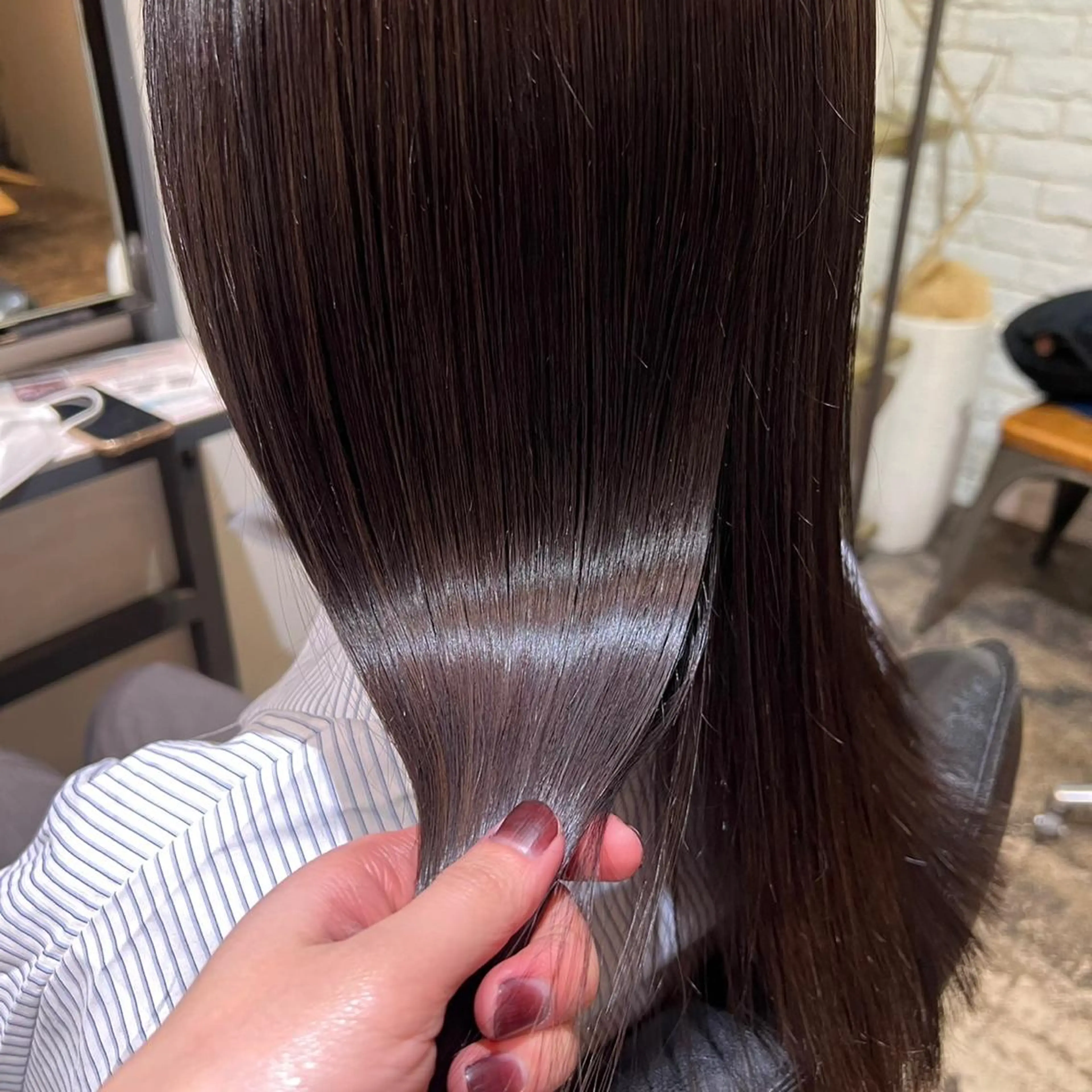 ミディアム カラー 大阪ヘアカラー ブリーチmarinaのヘアスタイル