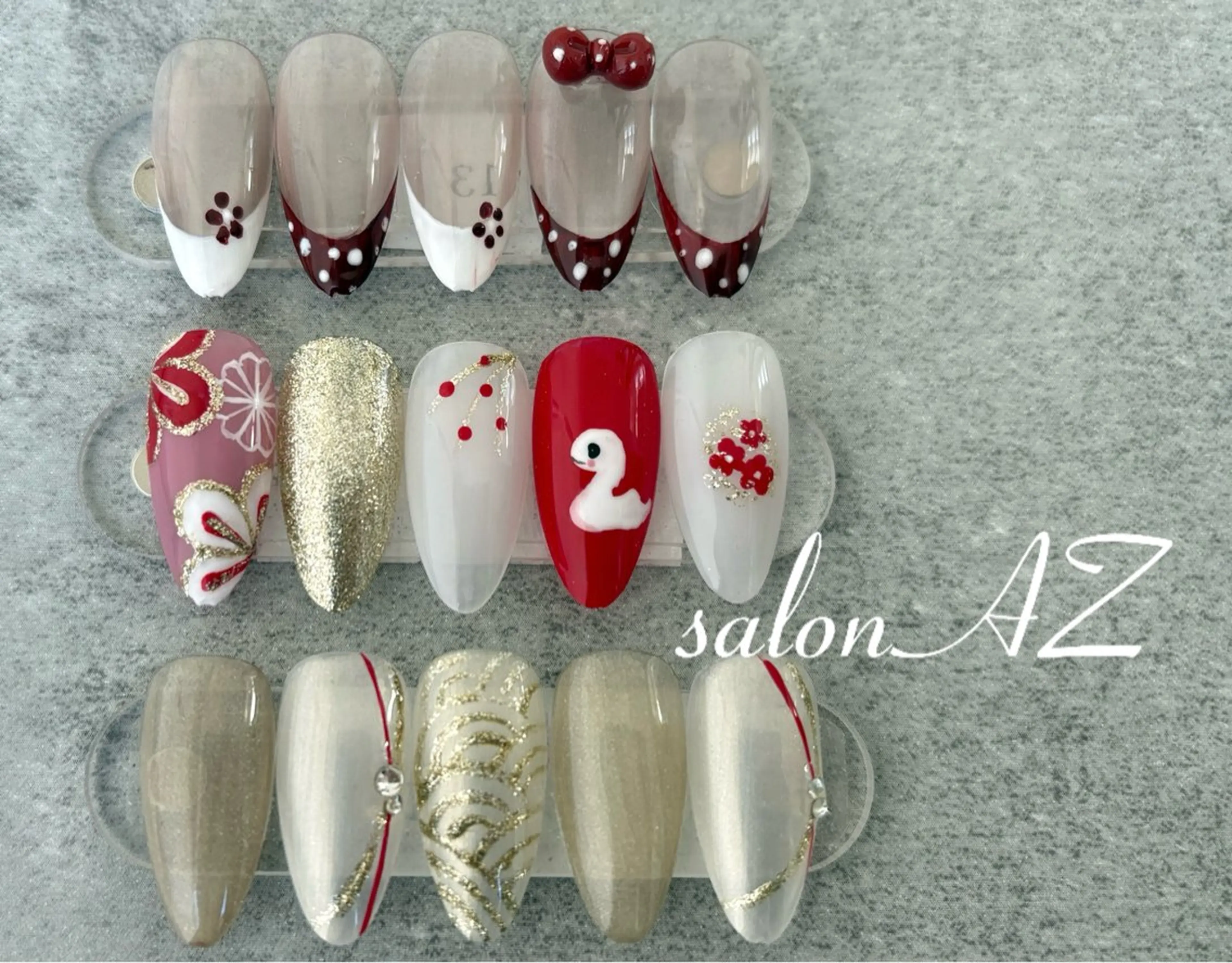 ネイル ハンドネイル salonAZ トップネイリストのネイルデザイン
