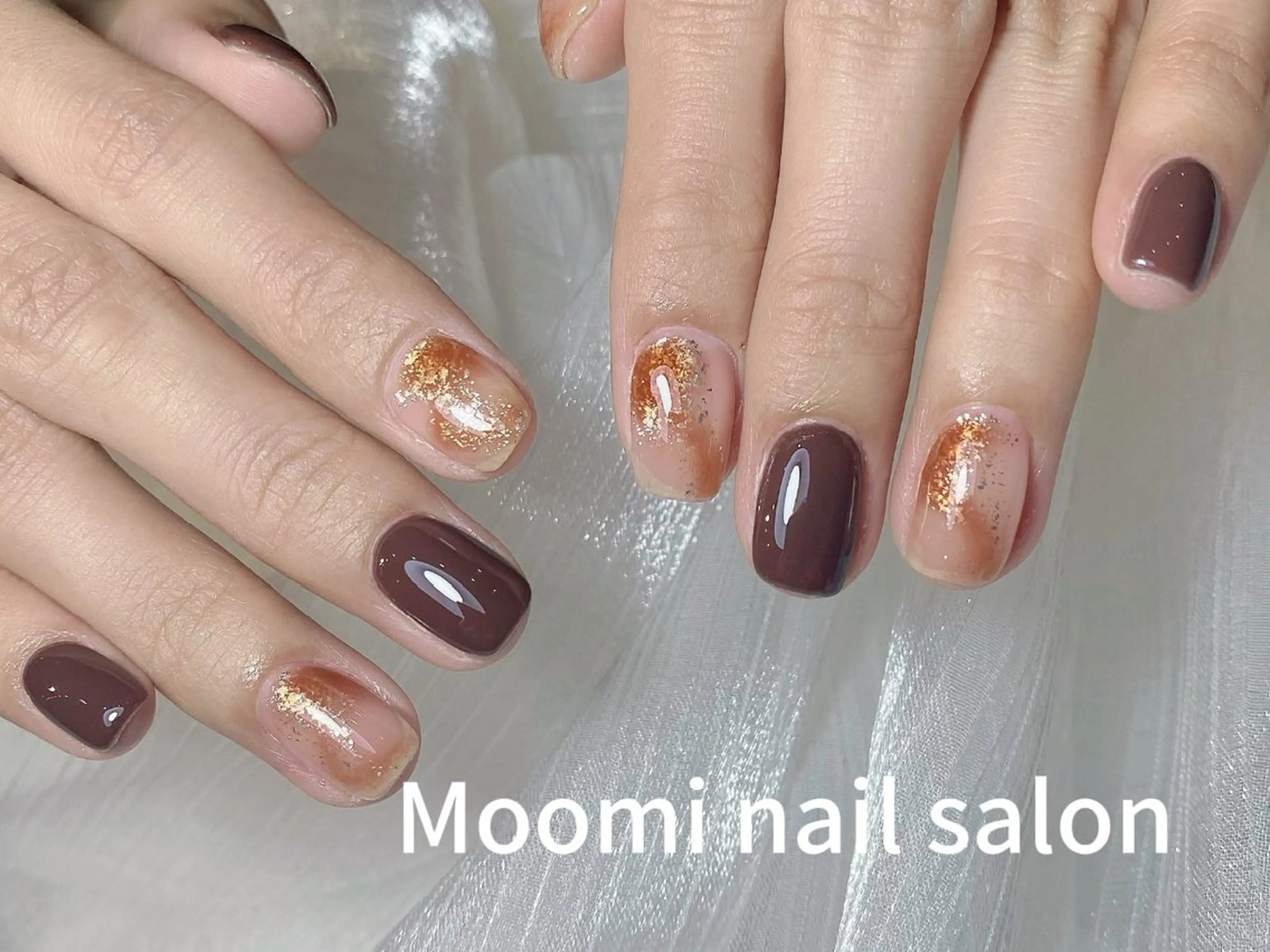 ネイル ハンドネイル Moomi あずりのネイルデザイン