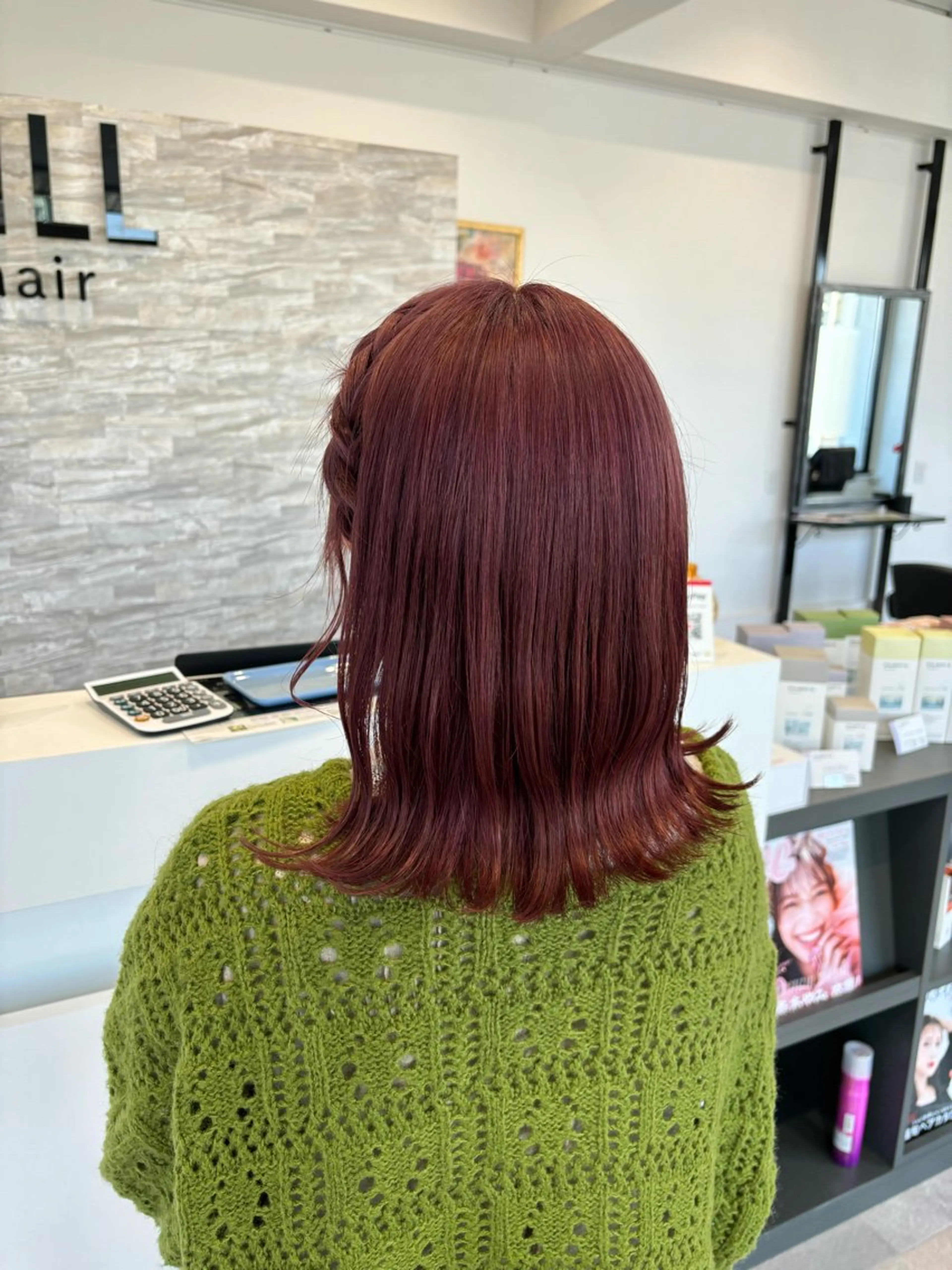 ミディアム ヘアカラー JILL    hair所属・maki💖 暖色カラーのヘアスタイル