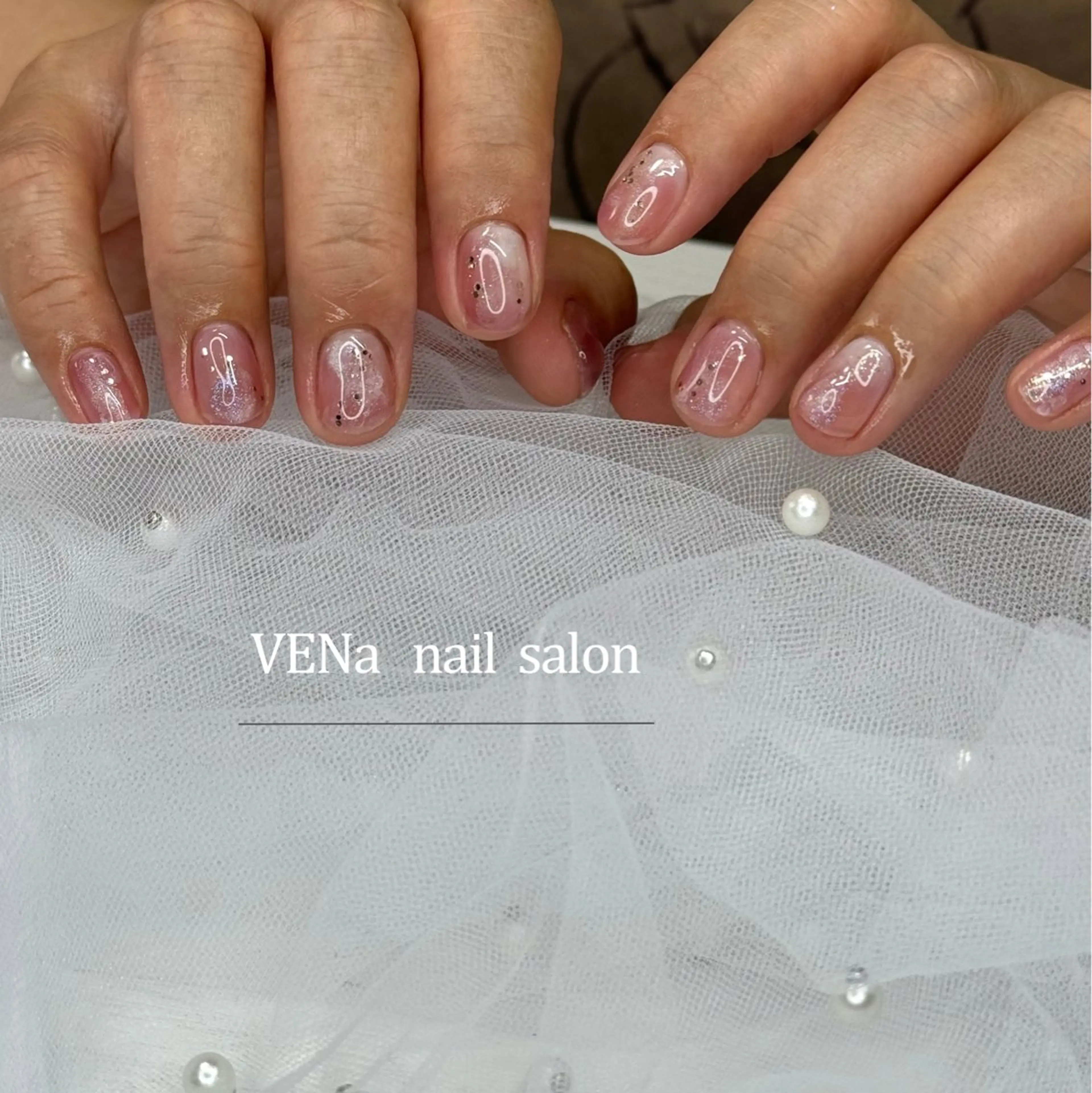 ネイル オーロラネイル フラッシュネイル フットネイル フレンチネイル 氷ネイル・うるうるネイル ハンドネイル VENa eye＆ nail salonのマツエク・マツパデザイン