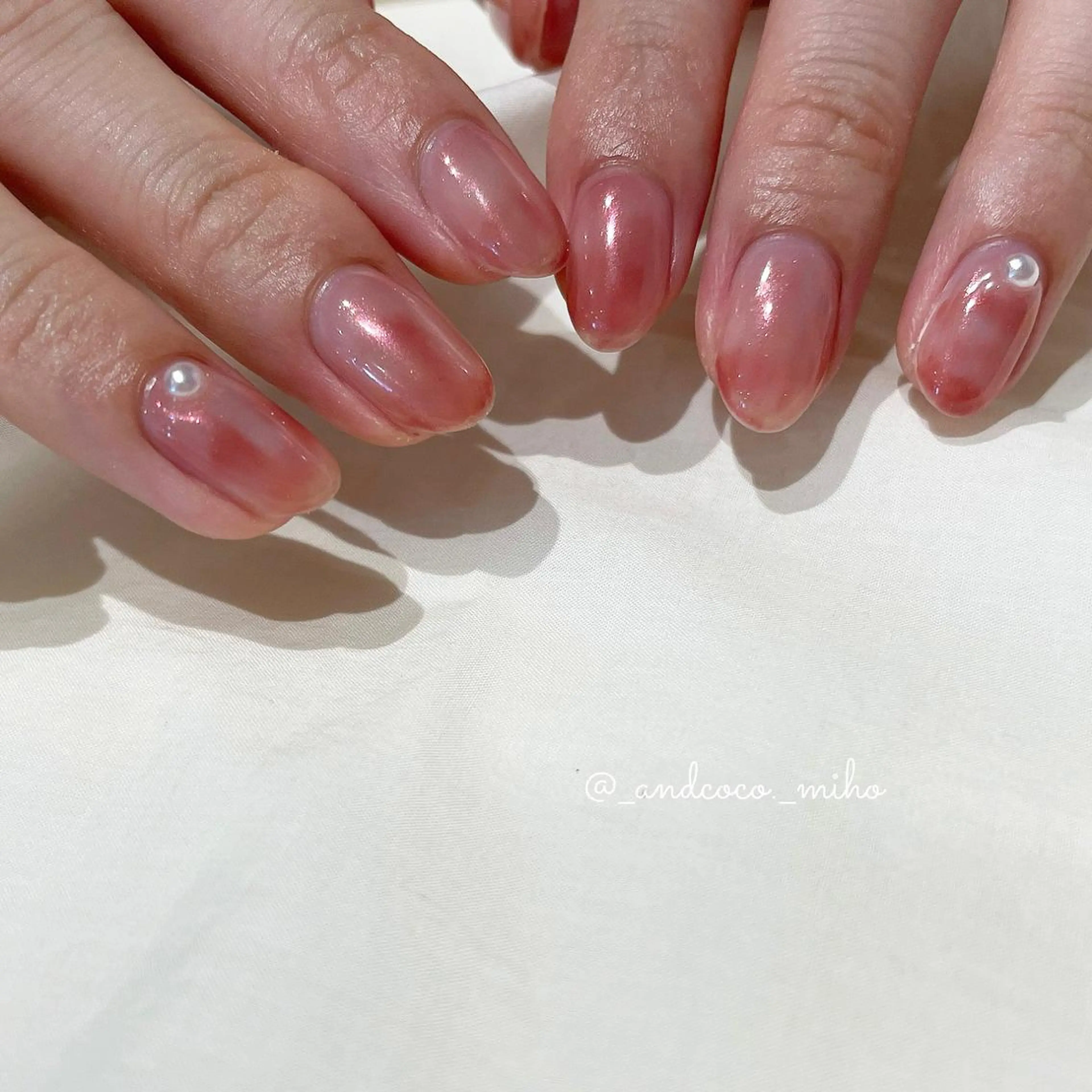 ネイル ハンドネイル And  & coco. eyelash & nail所属・Nailist〻 mihoのネイルデザイン