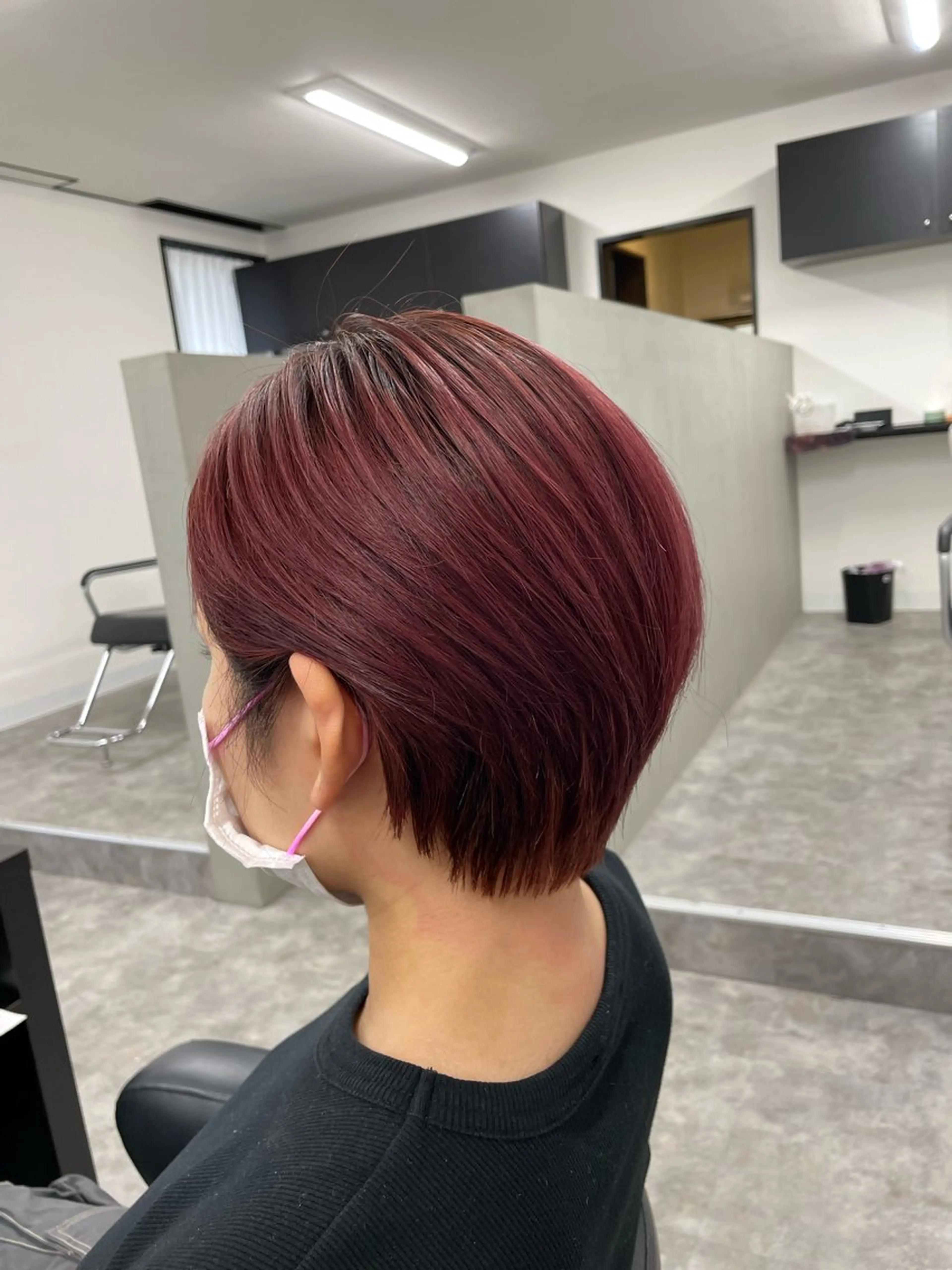 ショート カラー レッドカラー ショートヘア LOBY浦添店所属・LOBY浦添店 NABEのその他イメージ