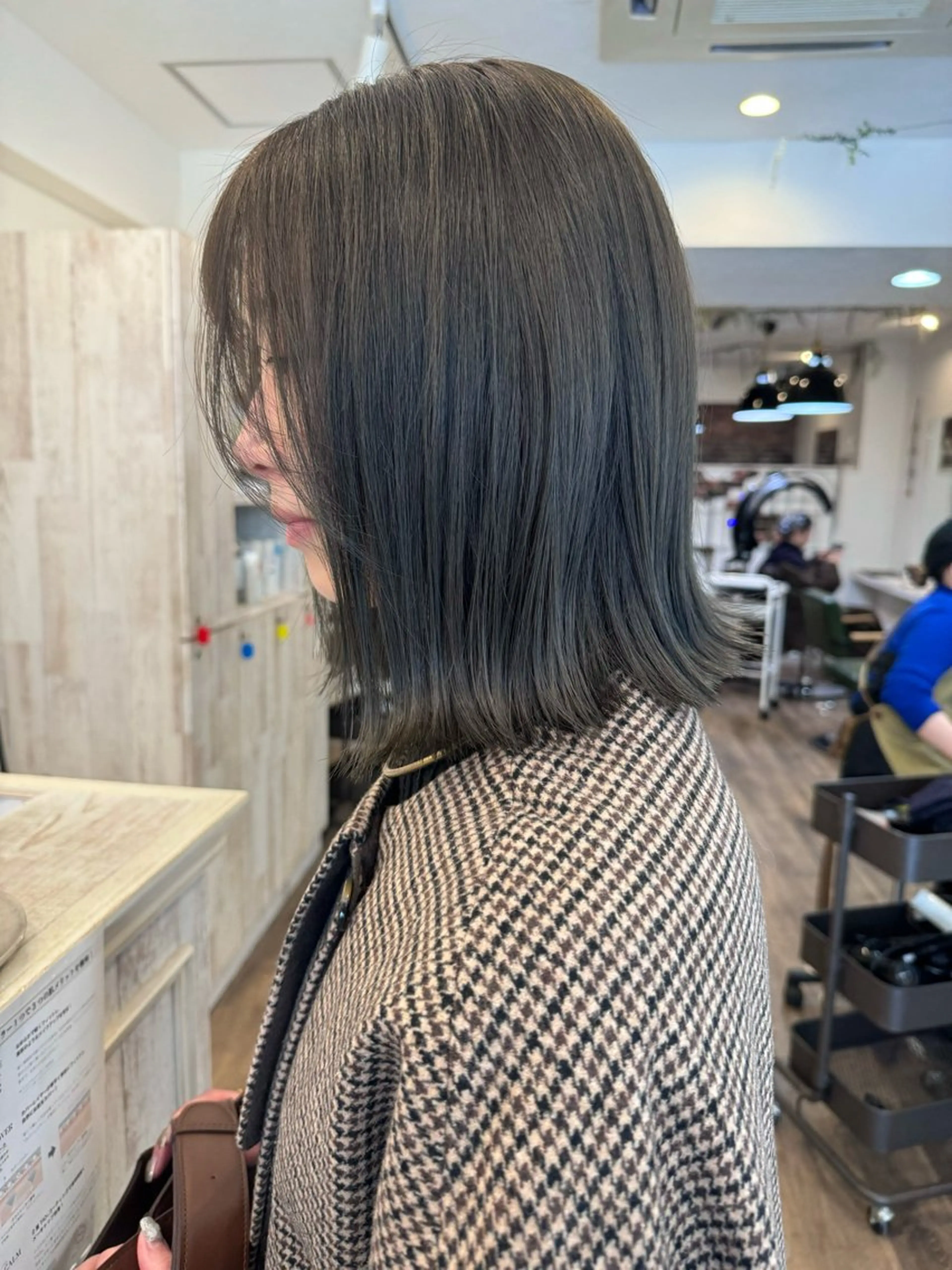 ミディアム カラー 透明感カラー グレージュ オリーブグレージュ オリーブグレー ヘアカラー m ā l o.🌷 サカモトマイコのヘアスタイル