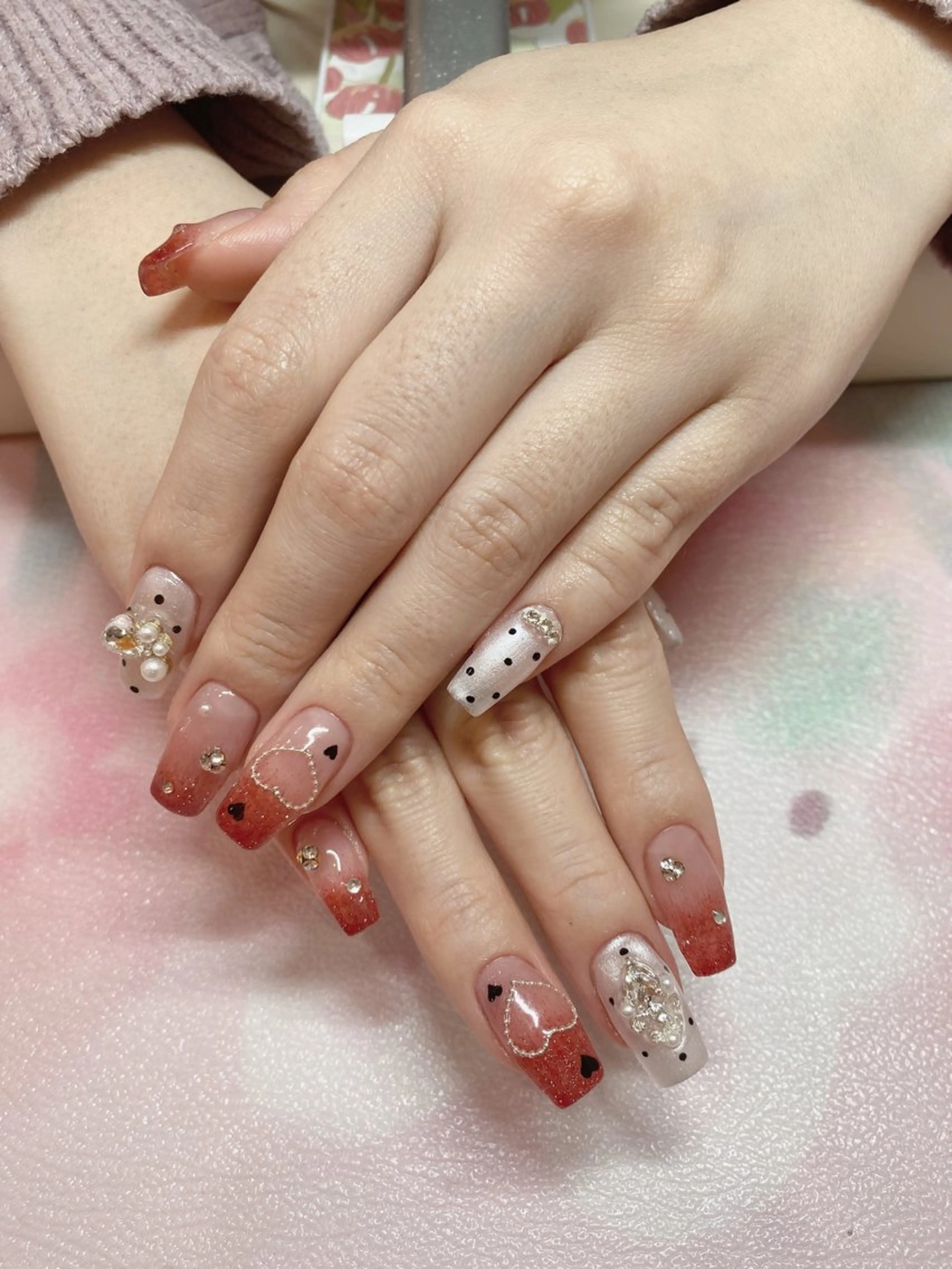 ネイル ハンドネイル ハンドケア ネイル＆アイラッシュ ∩_∩アオイのネイルデザイン