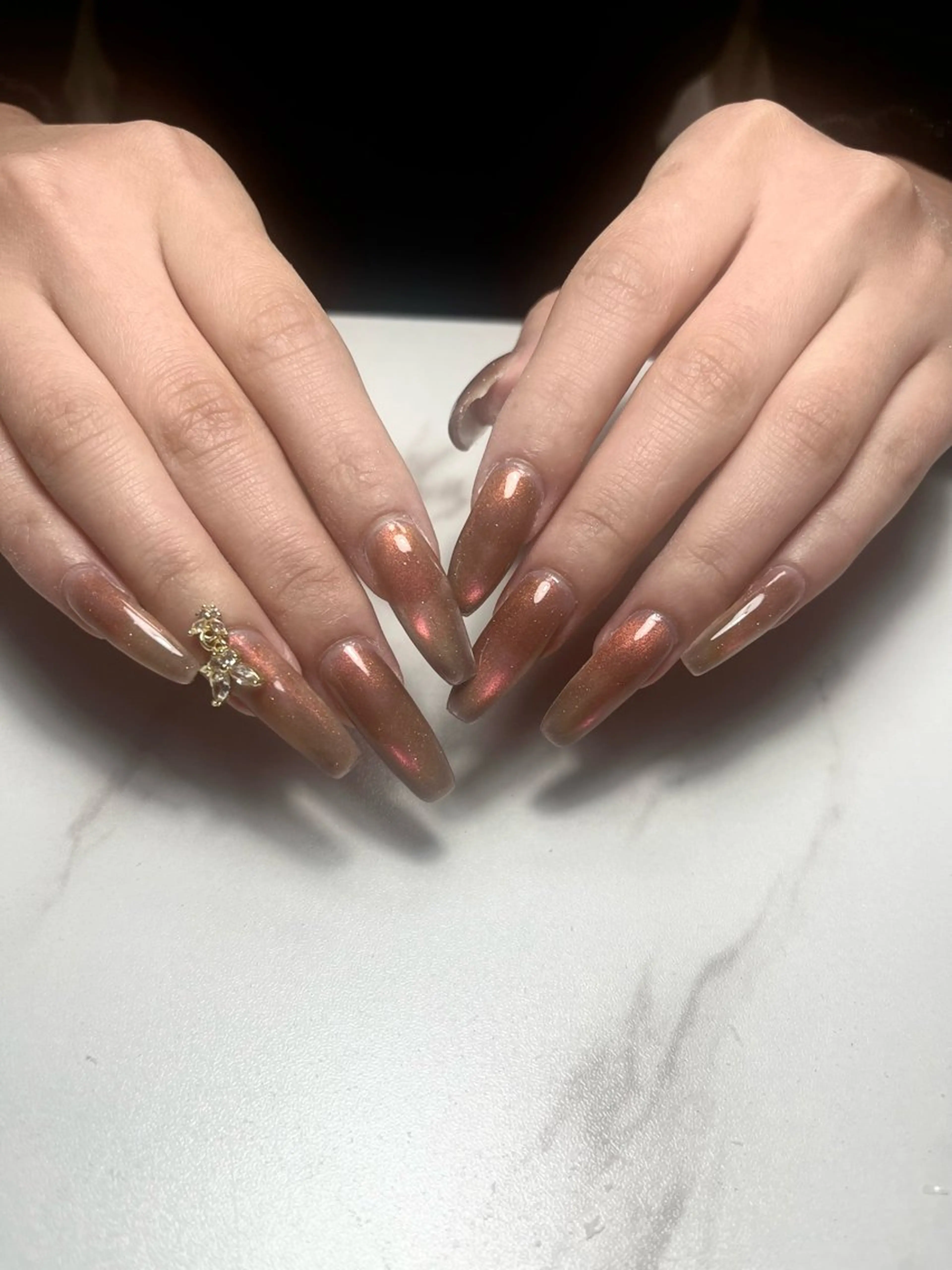 ネイル マグネットネイル スカルプネイル ハンドネイル Bijou-nail salon-所属・Bijou nail honokaのネイルデザイン