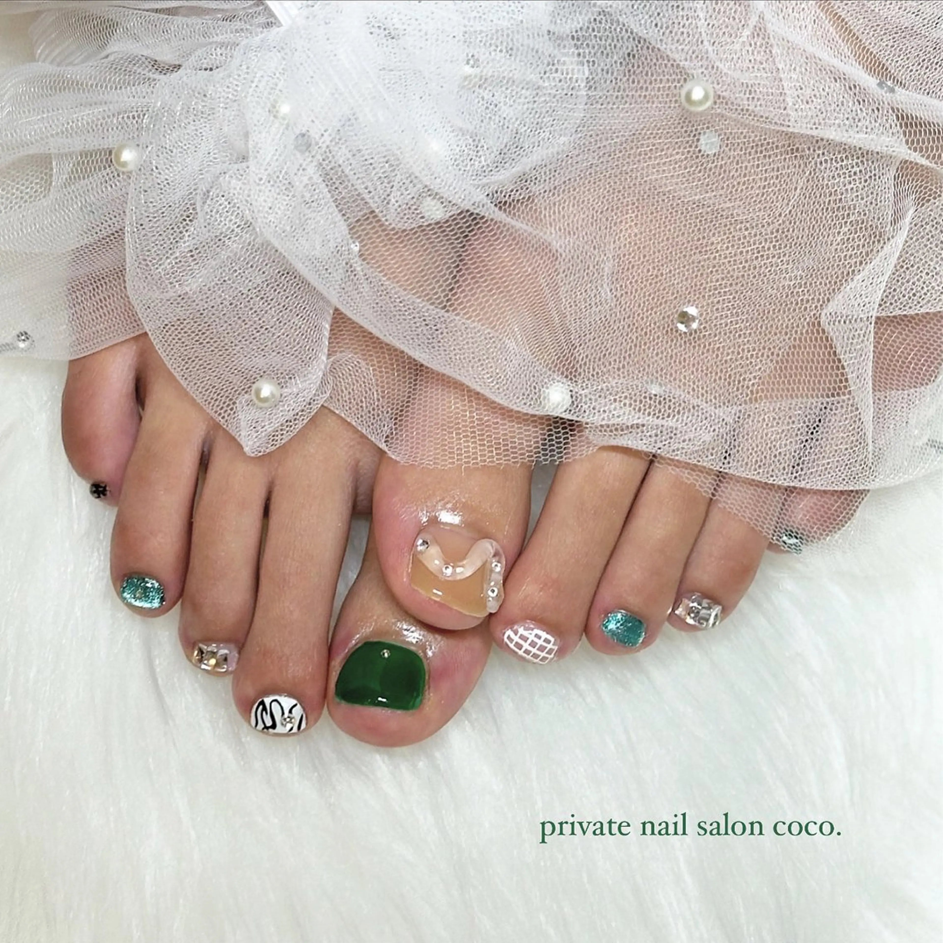 ネイル フットネイル nail salon coco.のネイルデザイン
