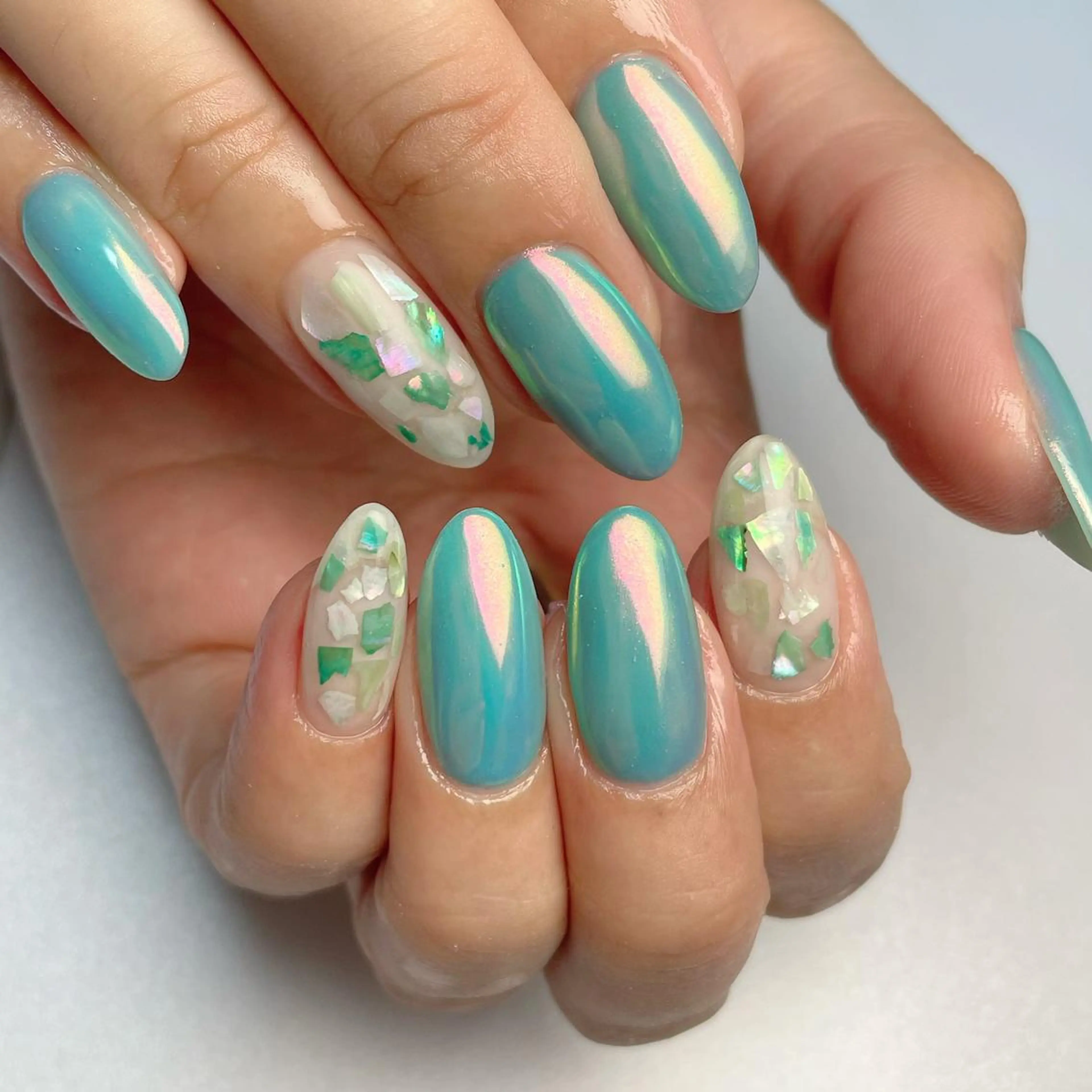 セミロング ネイル 下妻市ﾈｲﾙｻﾛﾝ M_styleのネイルデザイン