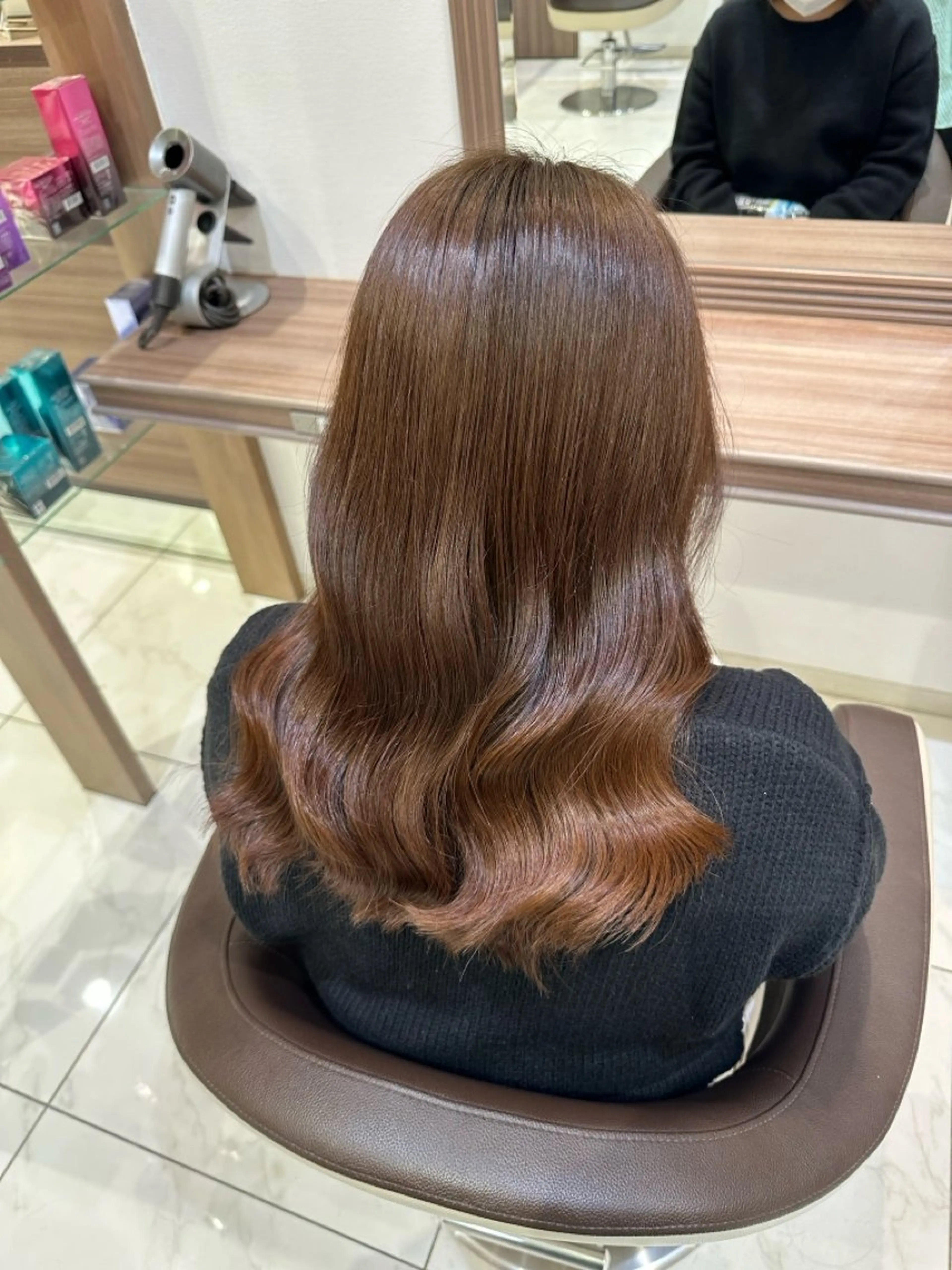 🌷minimo限定価格🍑ワンカラー＋髪質改善トリートメント＋ヘアセットの写真