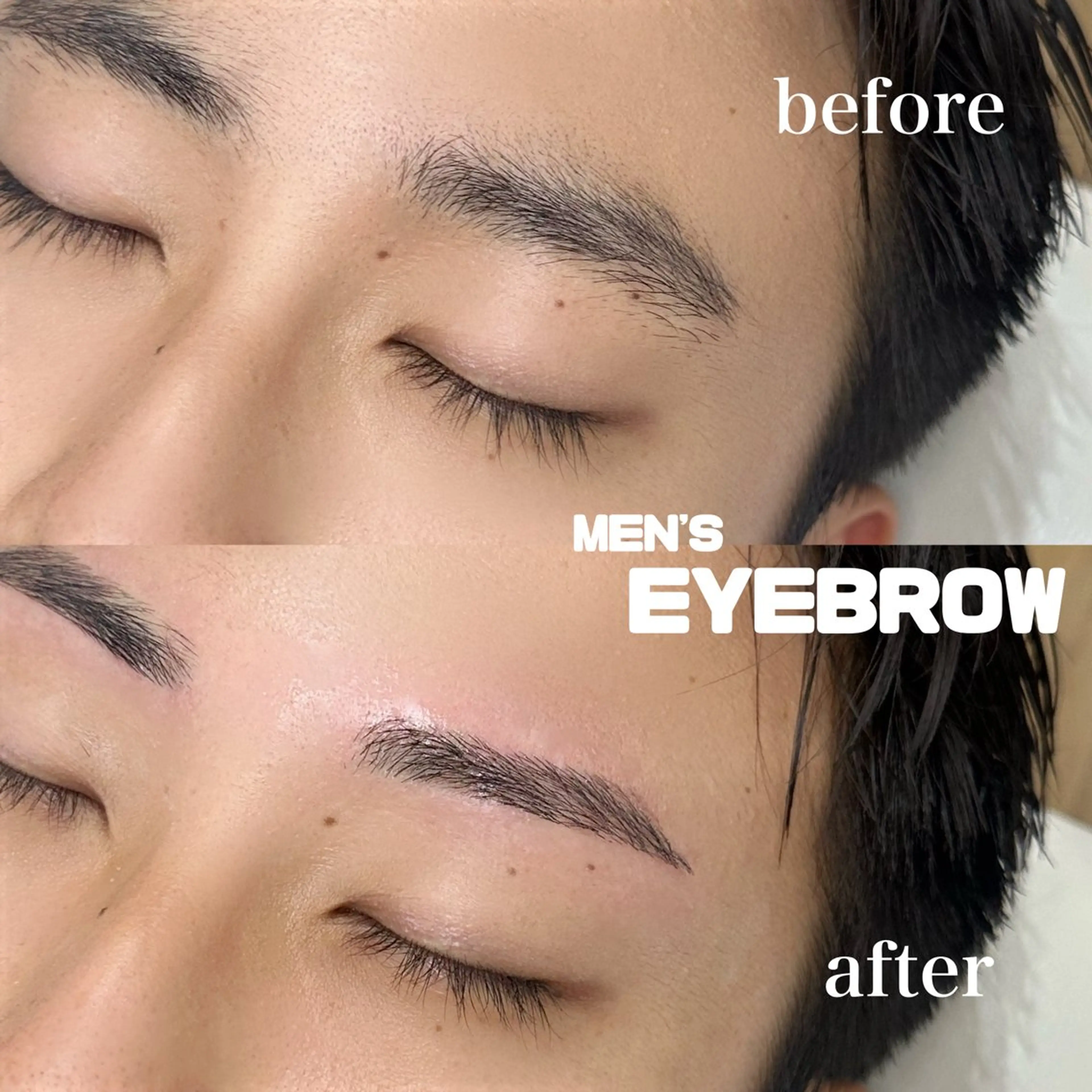 メンズ アイブロウ ワックス脱毛 眉カット その他(アイブロウ) WHITE  EYE mao🤍🏹のマツエク・マツパデザイン