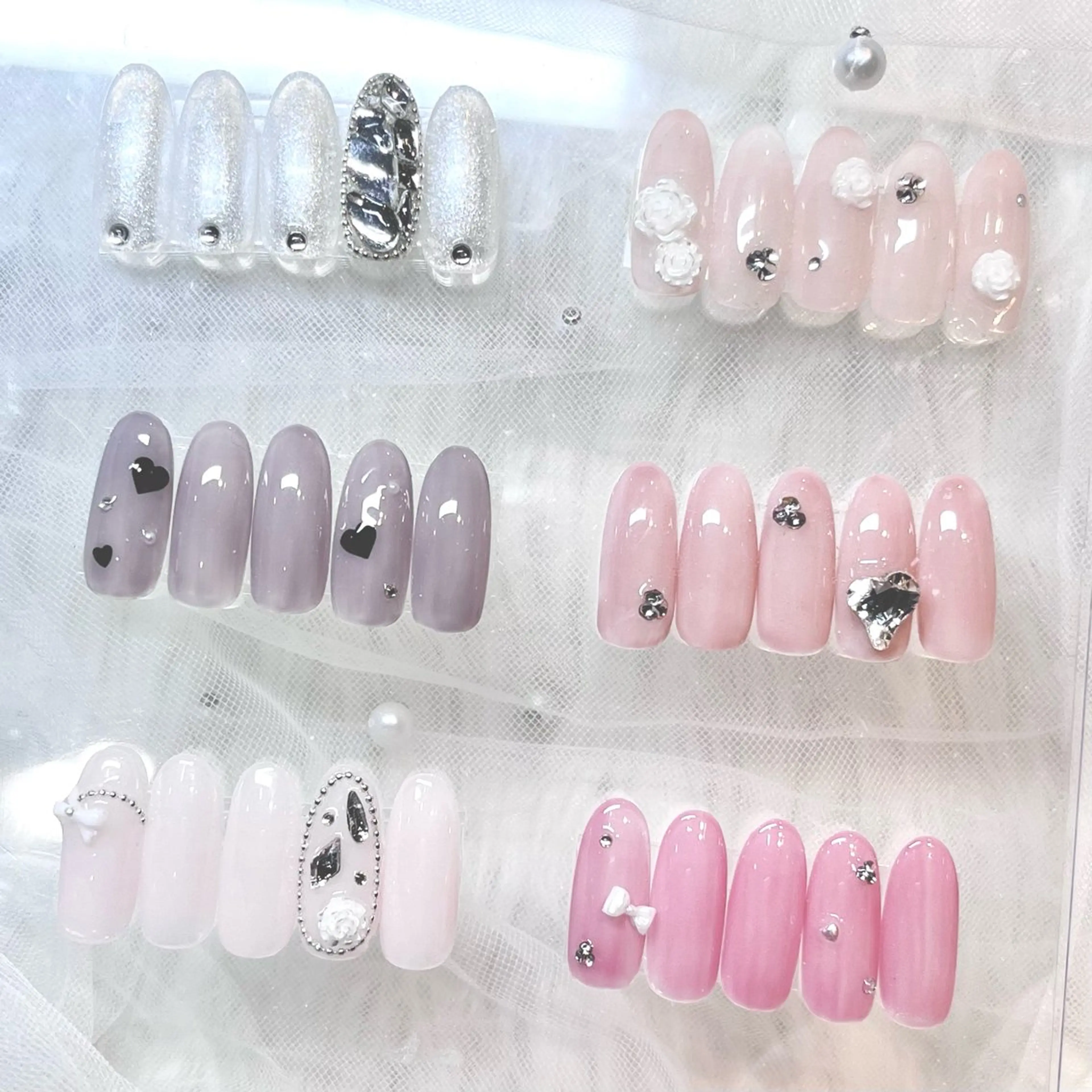 🎀ミニモ初回限定🎀 10月定額シンプルコース🤍【オフ・ケア込み】カラー変更可⭐️の写真