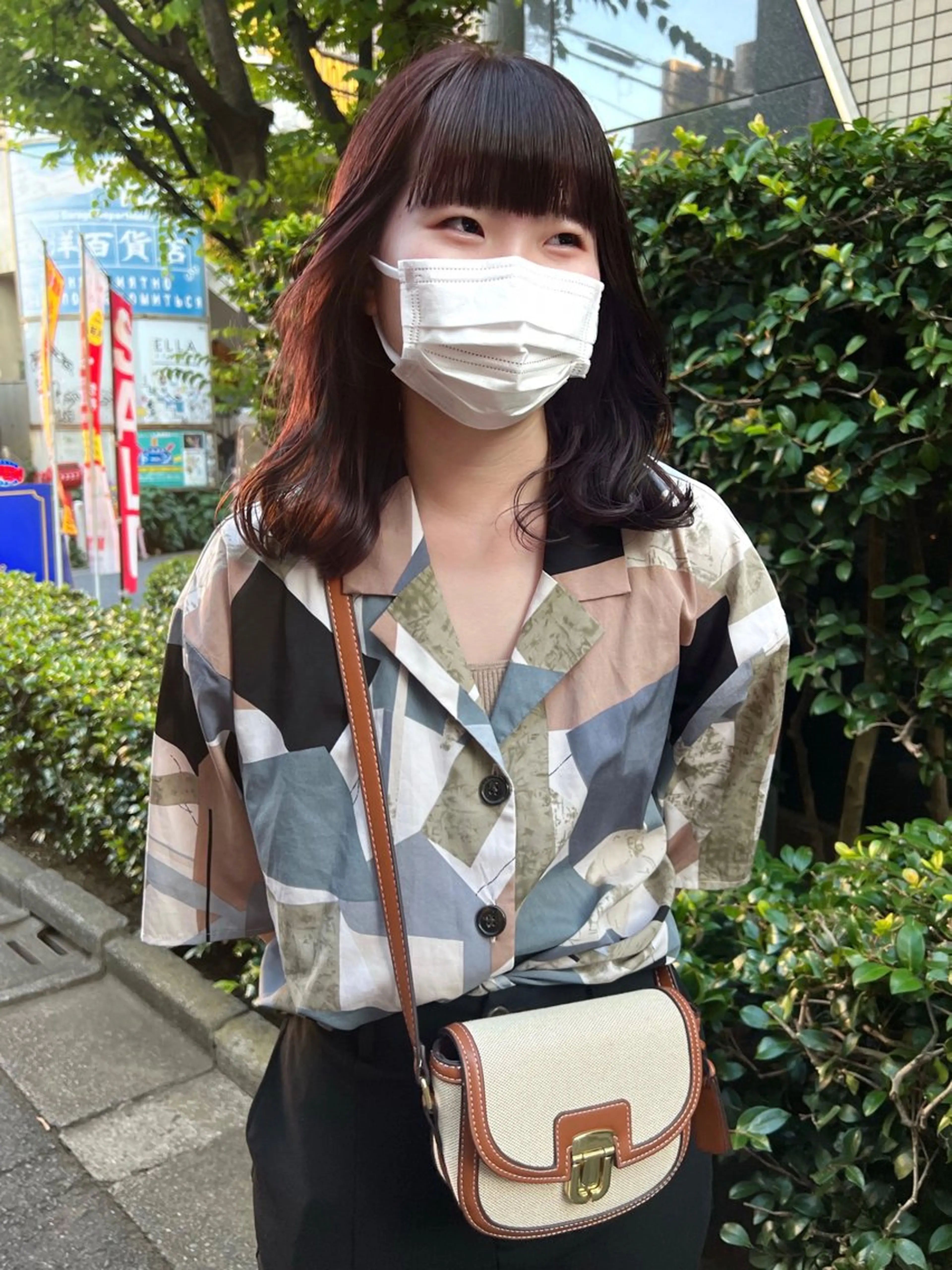 セミロング カット ヘアカラー トリートメント AI TOKYO S所属・mizuki 【韓国レイヤー】のヘアスタイル