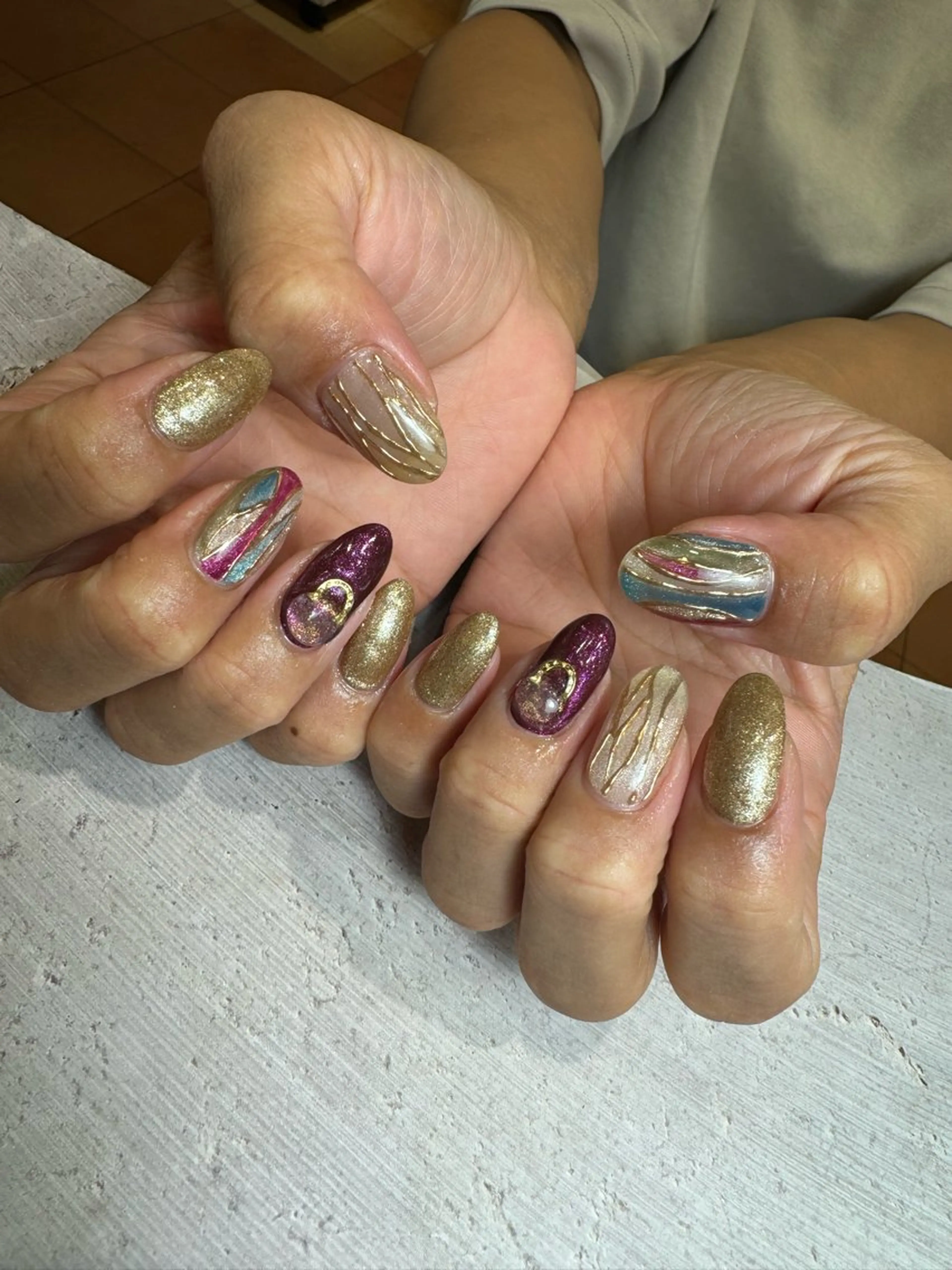 ネイル ハンドネイル nail&eyelash mate所属・京都/東向日/桂 ayumiのネイルデザイン