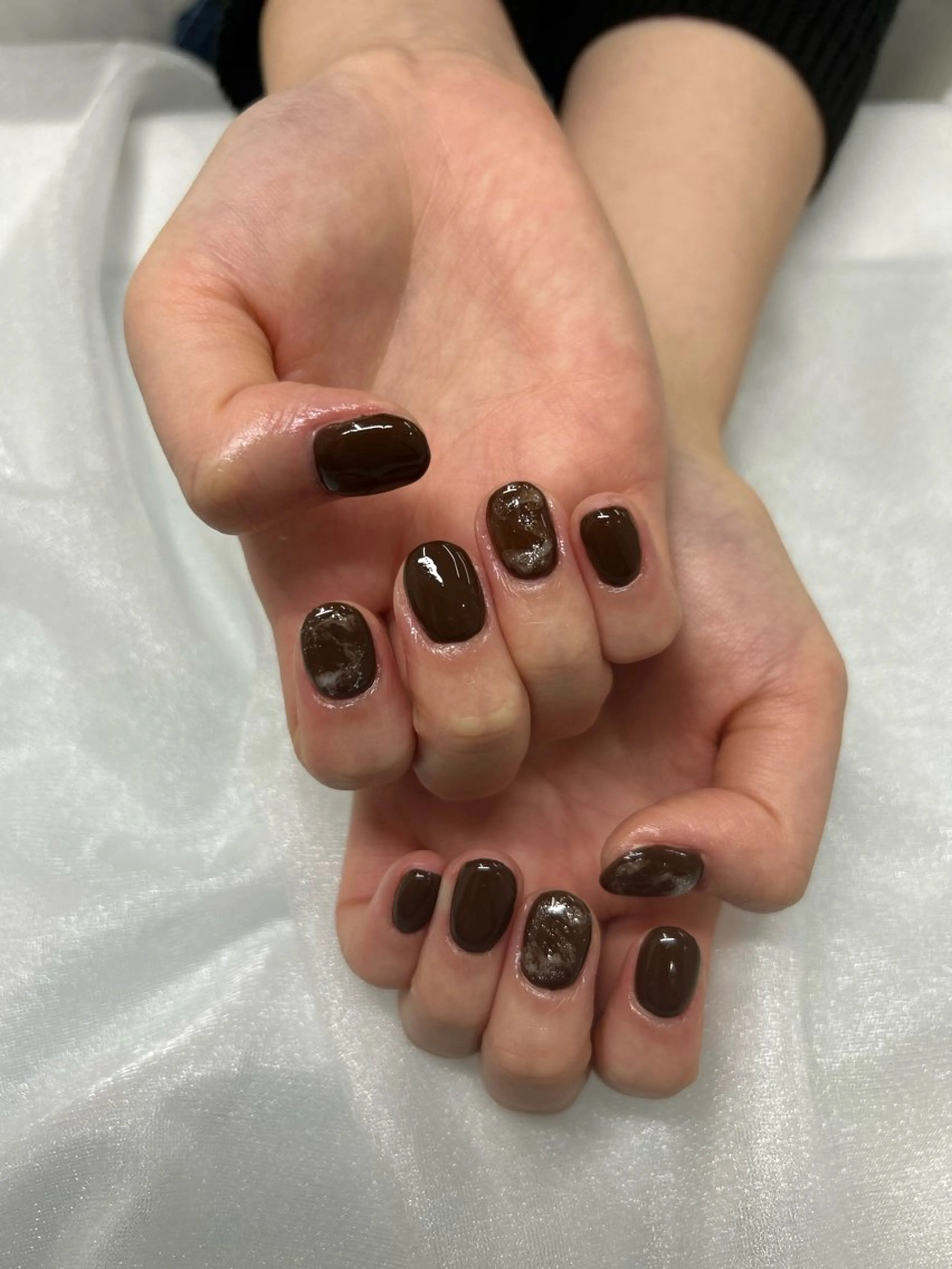 ネイル シンプルネイル 加藤 楓子のネイルデザイン