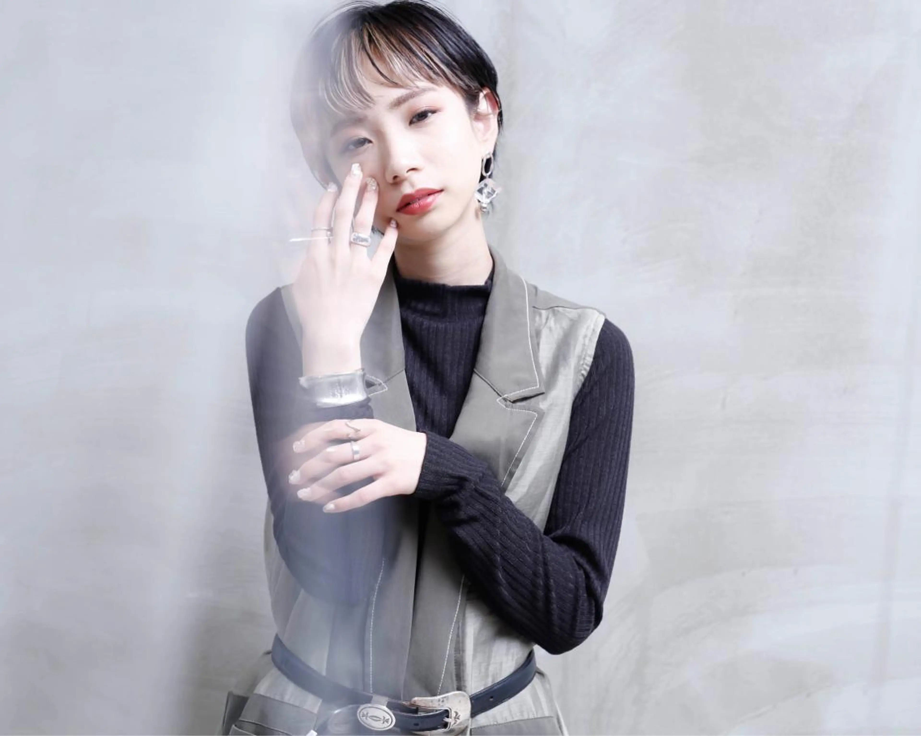 ショート カラー デザインカラー ill.所属・ill［イル］大須 ダブルカラー髪質改善のヘアスタイル