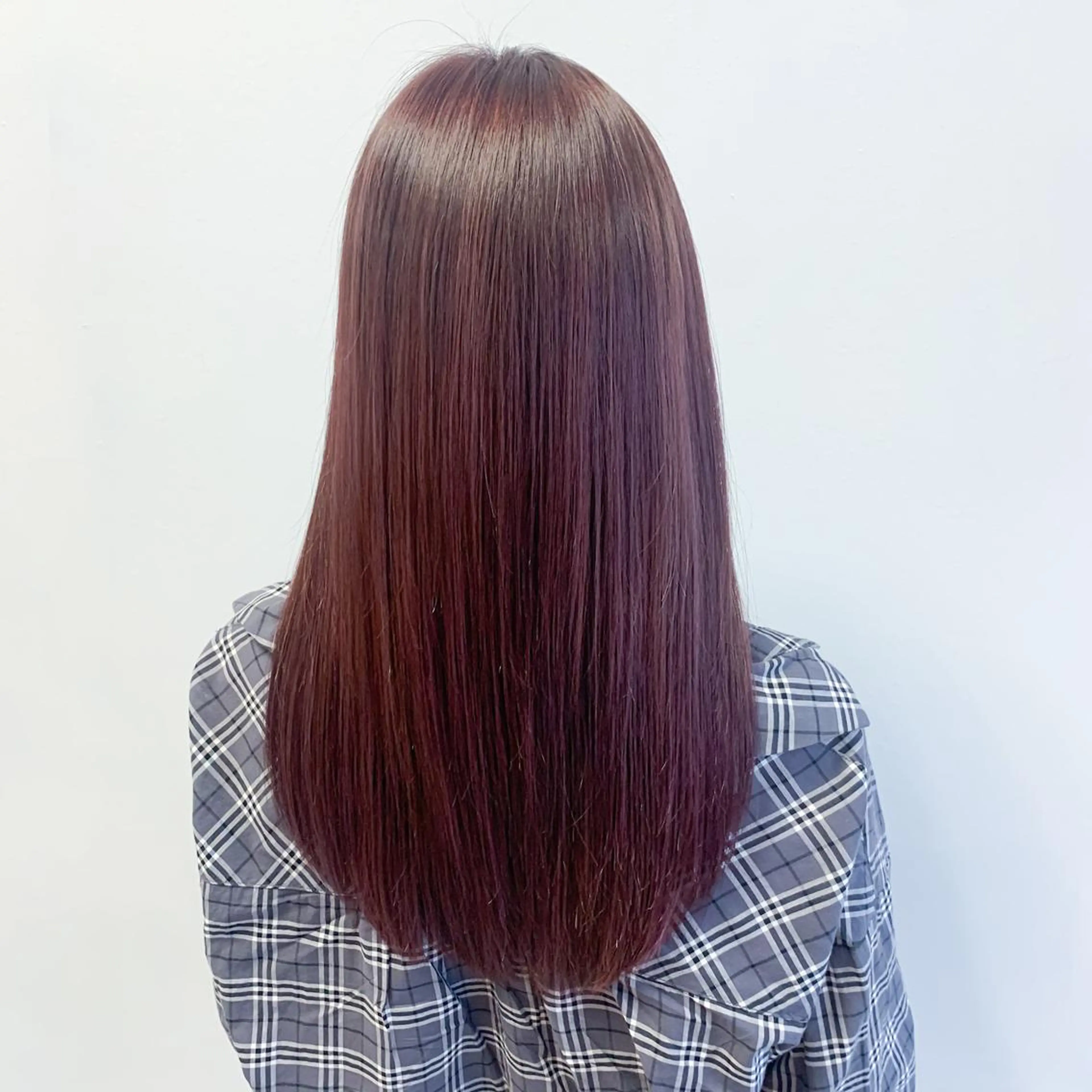 ロング カラー トリートメント 酸熱トリートメント ヘアカラー トリートメント なんば髪質改善カラー Ardoreのヘアスタイル