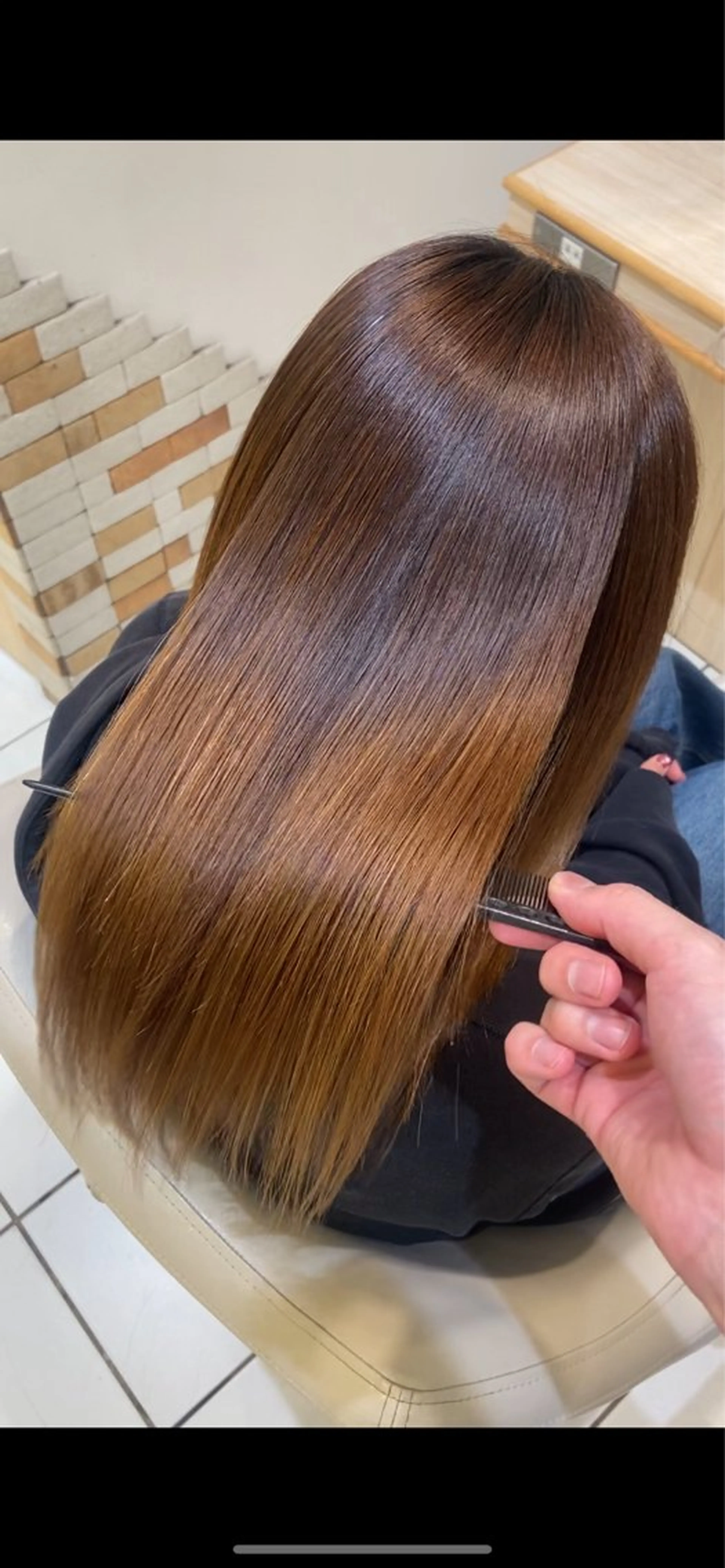 セミロング パーマ ストレートパーマ カット 縮毛矯正 トリートメント ✨美髪の錬金術師🧙 縮毛矯正/嶽 涼太のヘアスタイル