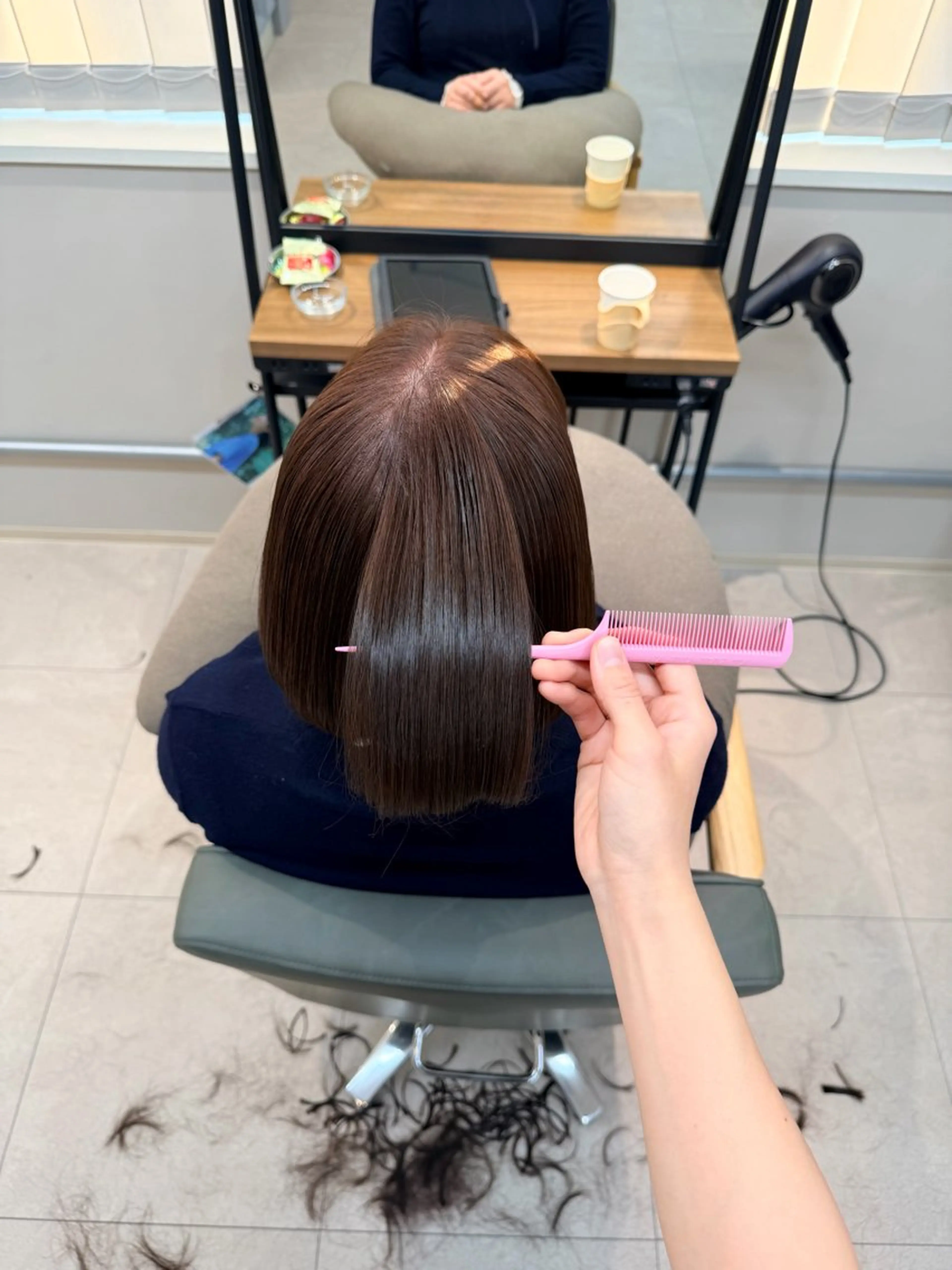 ミディアム ヘアカラー トリートメント Trill所属・縮毛矯正/髪質改善 /SATOKOのヘアスタイル