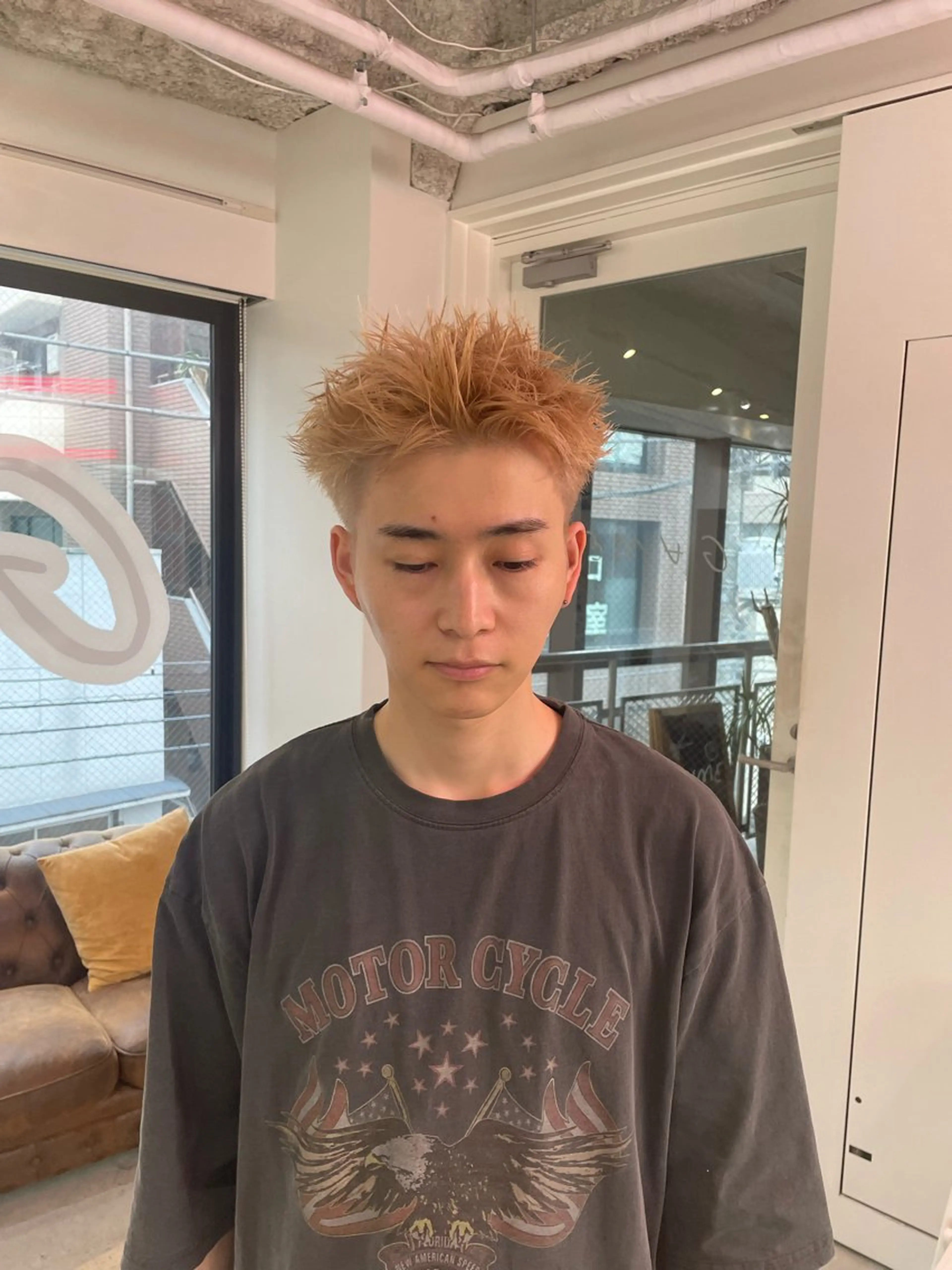 ショート カラー メンズ カット ヘアカラー men's 特化 ✨ソウタのヘアスタイル