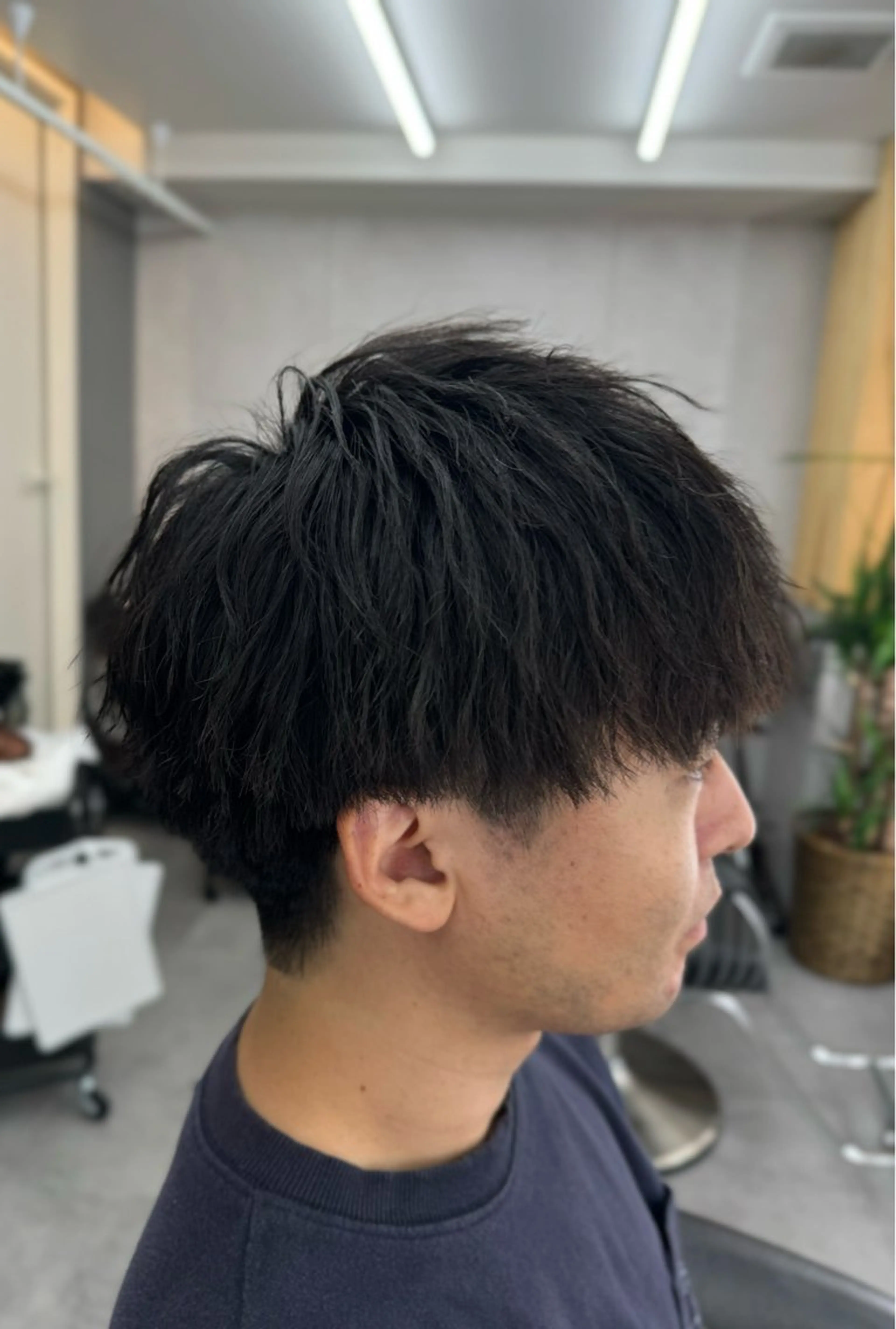 ショート メンズ カット パーマ 【カラー/髪質改善】 今野寛己のヘアスタイル