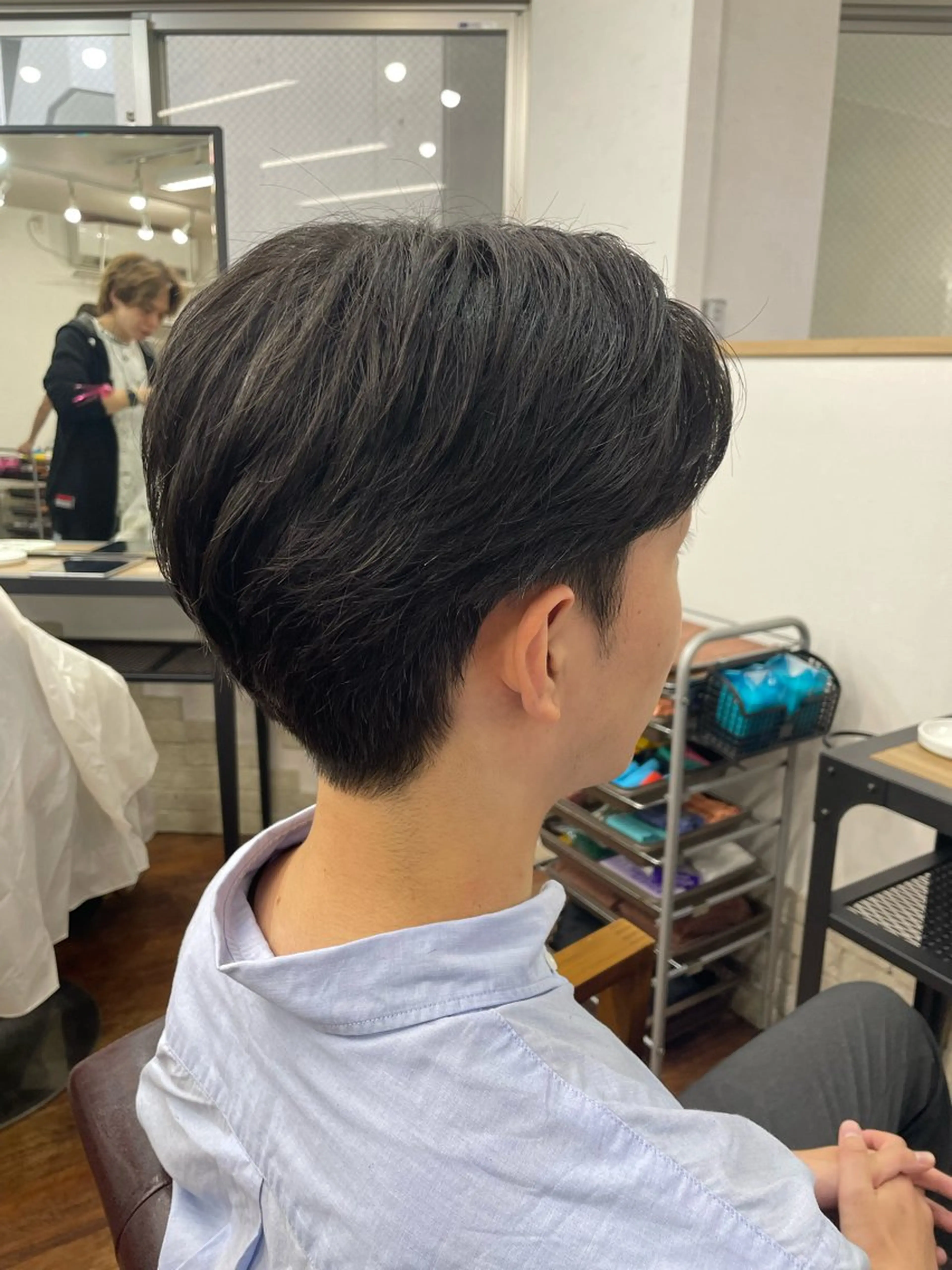 パーマ メンズ センターパート メンズパーマ ニュアンスパーマ Ritsuki メンズ特化😎のヘアスタイル
