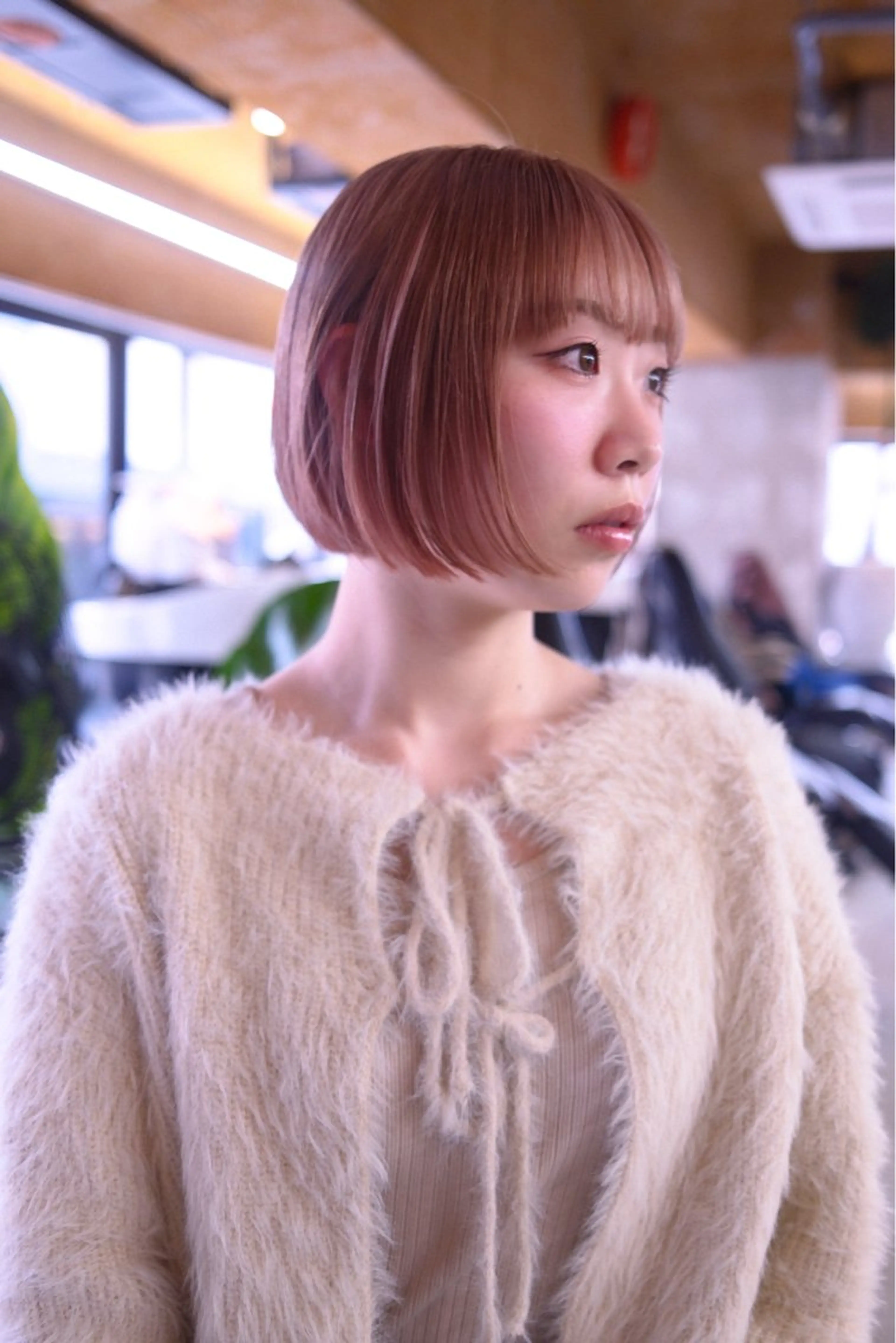 ショート カラー カット ヘアカラー KEI gattacaのヘアスタイル