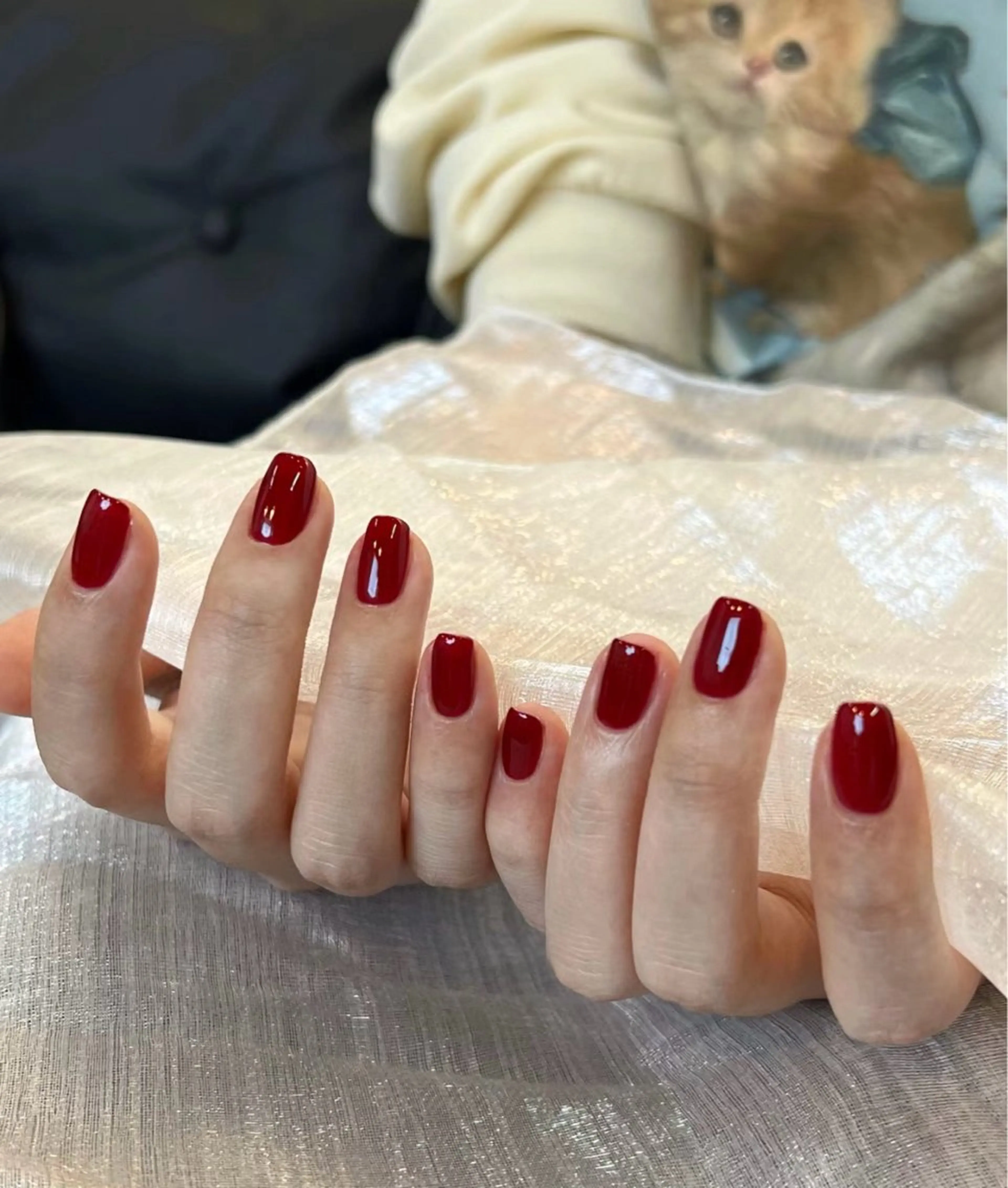 Jr.ネイリスト特別価格🌟Hand🌟ワンカラー/ラメグラ（2色可）の写真