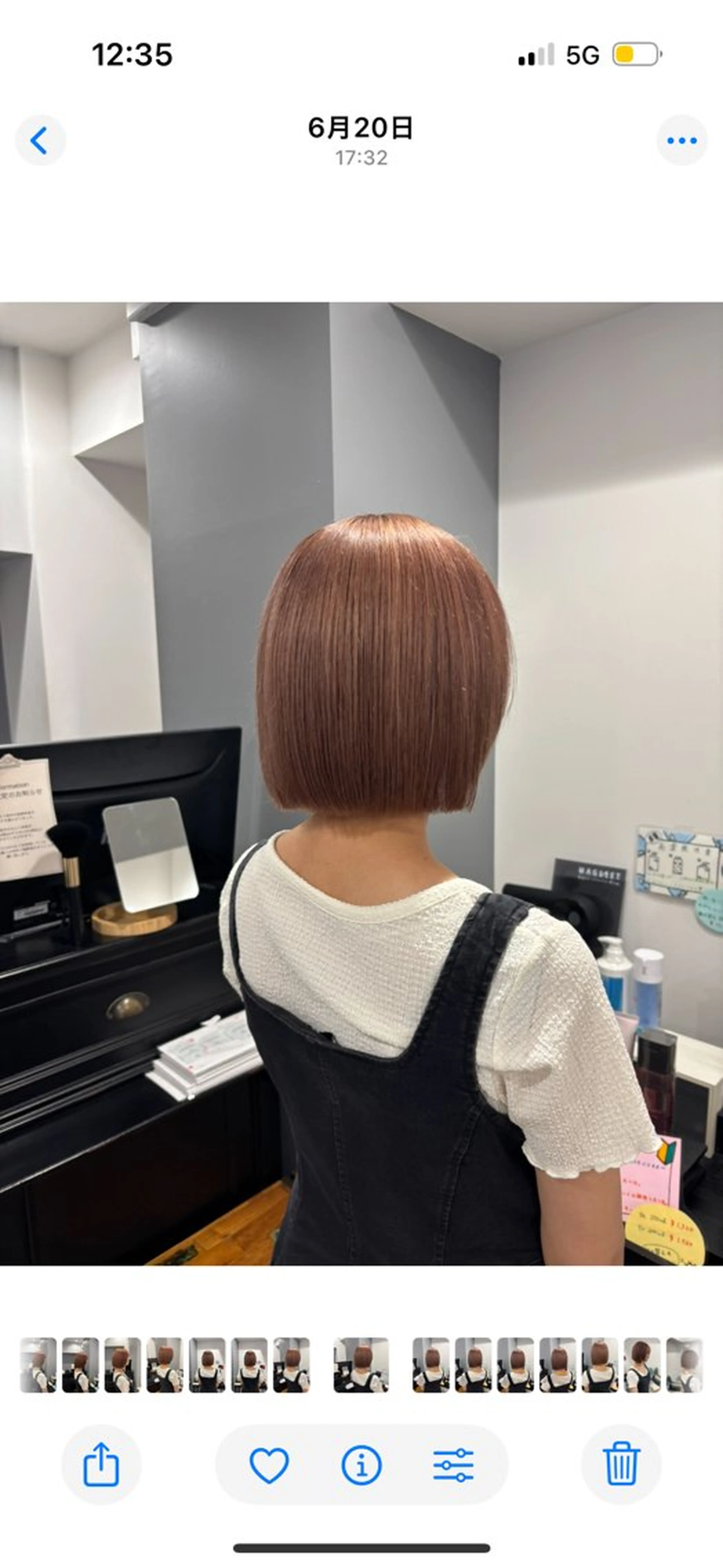 ショート 切りっぱなしボブ ボブ りんと 無料カットモデル募集のヘアスタイル