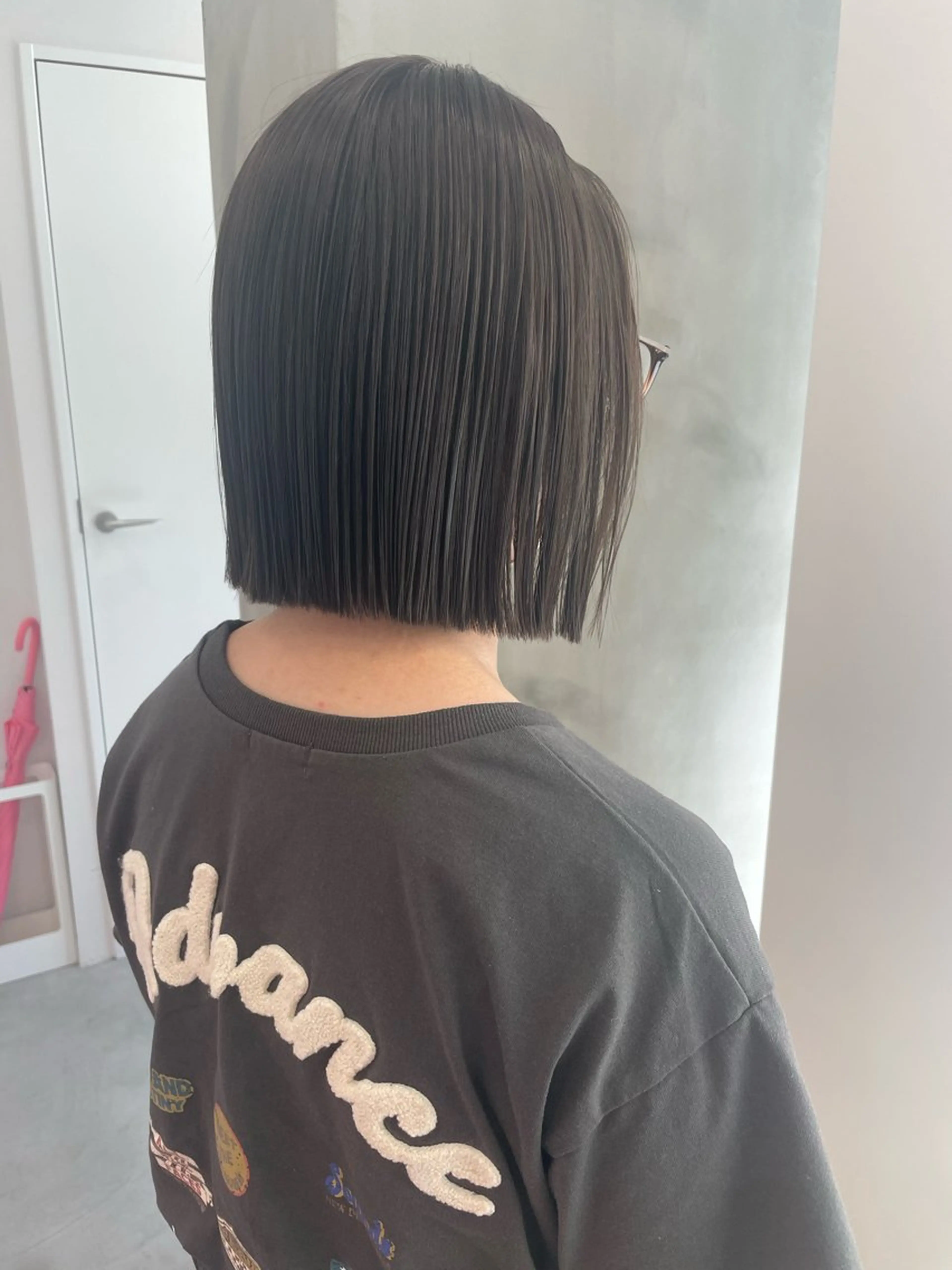 ミディアム カラー ブリーチ ダブルカラー ボブ 顔周りカット タンバルモリ カット ヘアカラー トリートメント DECORA SORAN【本川越】所属・韓国/顔周り/ボブ/ ショート/大川陽太のヘアスタイル