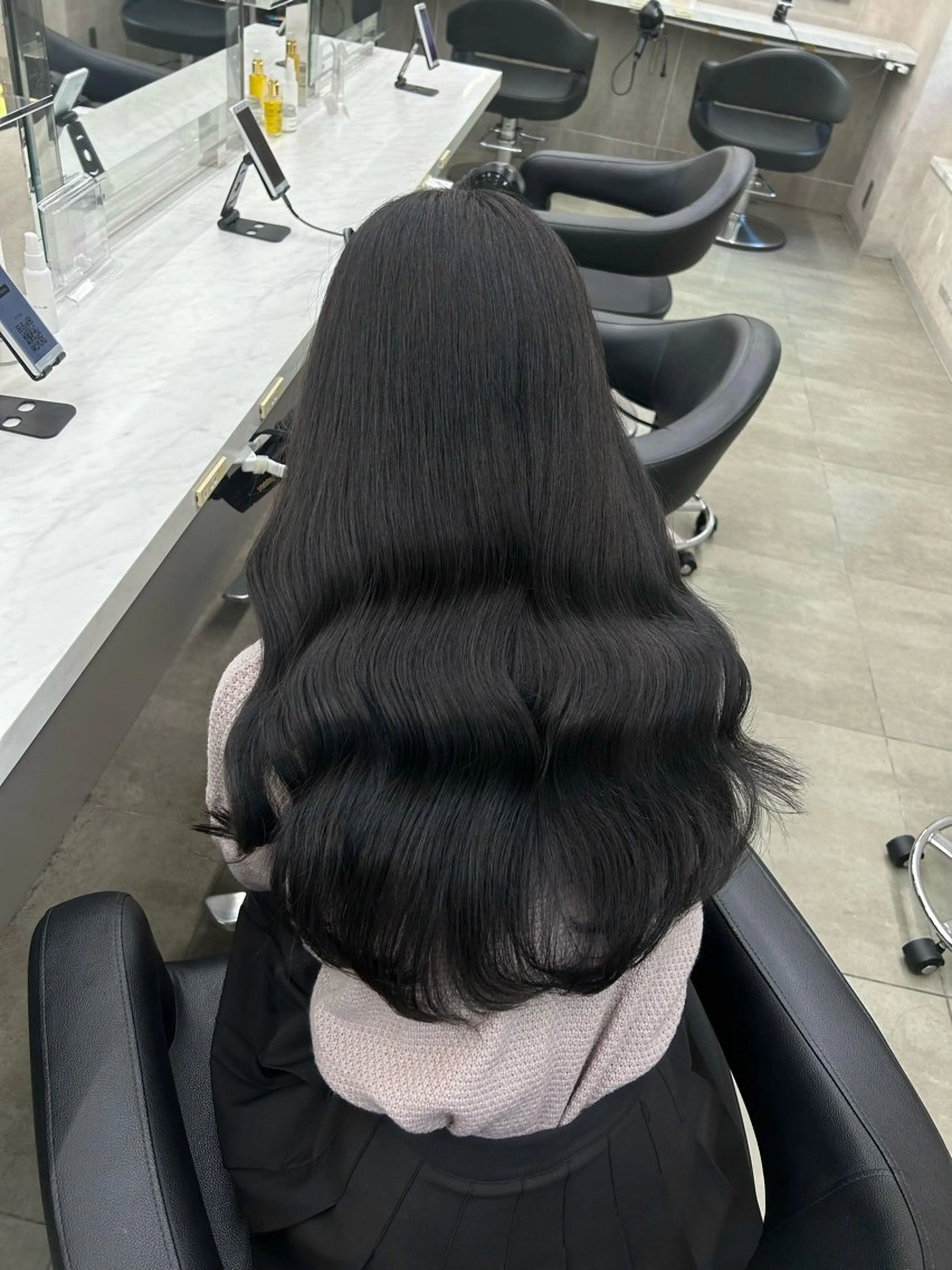 カラー beige🤎ダブル カラー/レイヤー🧸のヘアスタイル