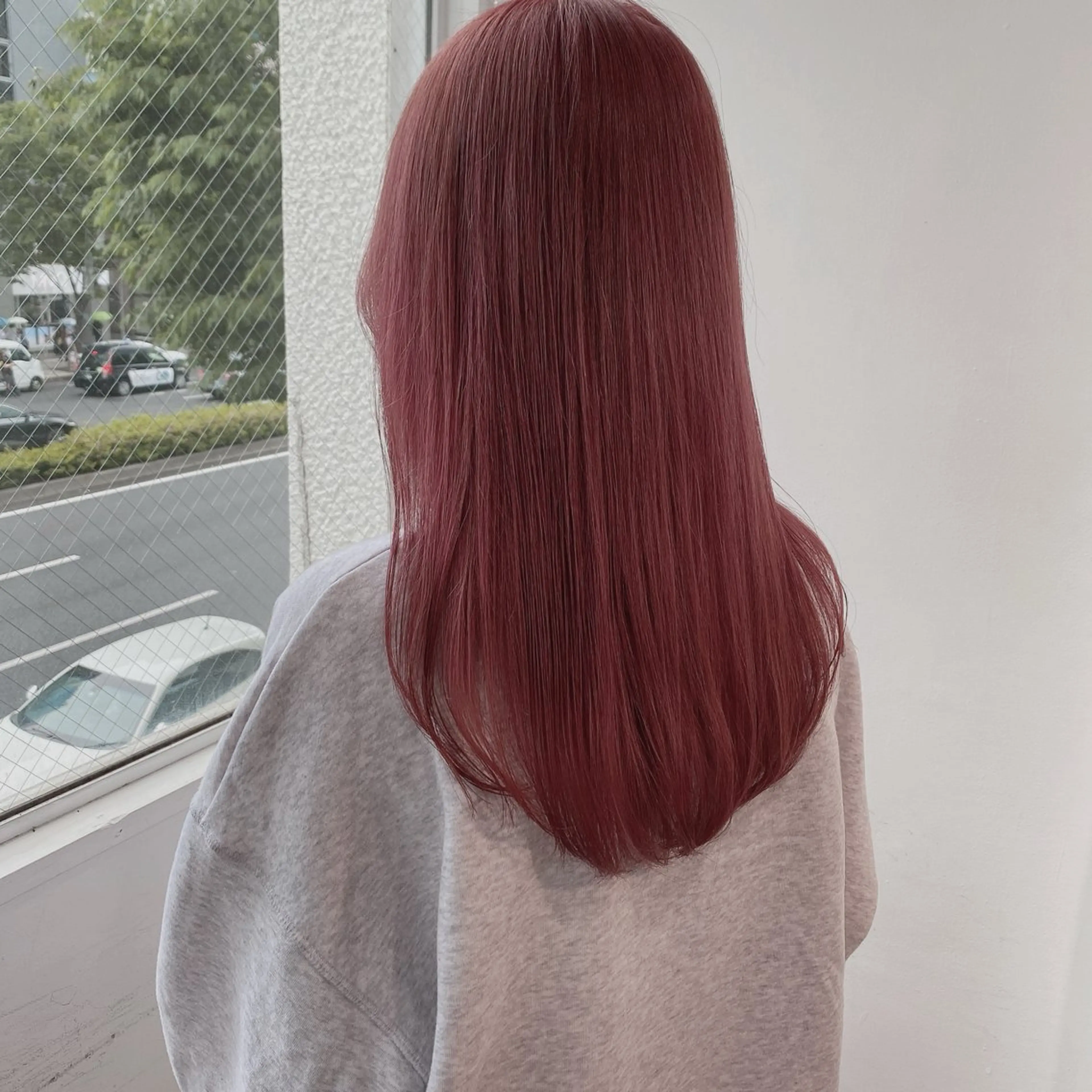 ロング カラー ヘアカラー トリートメント ヘッドスパ ヘアセット 🤍透明感カラー 髪質改善師🤍のヘアスタイル