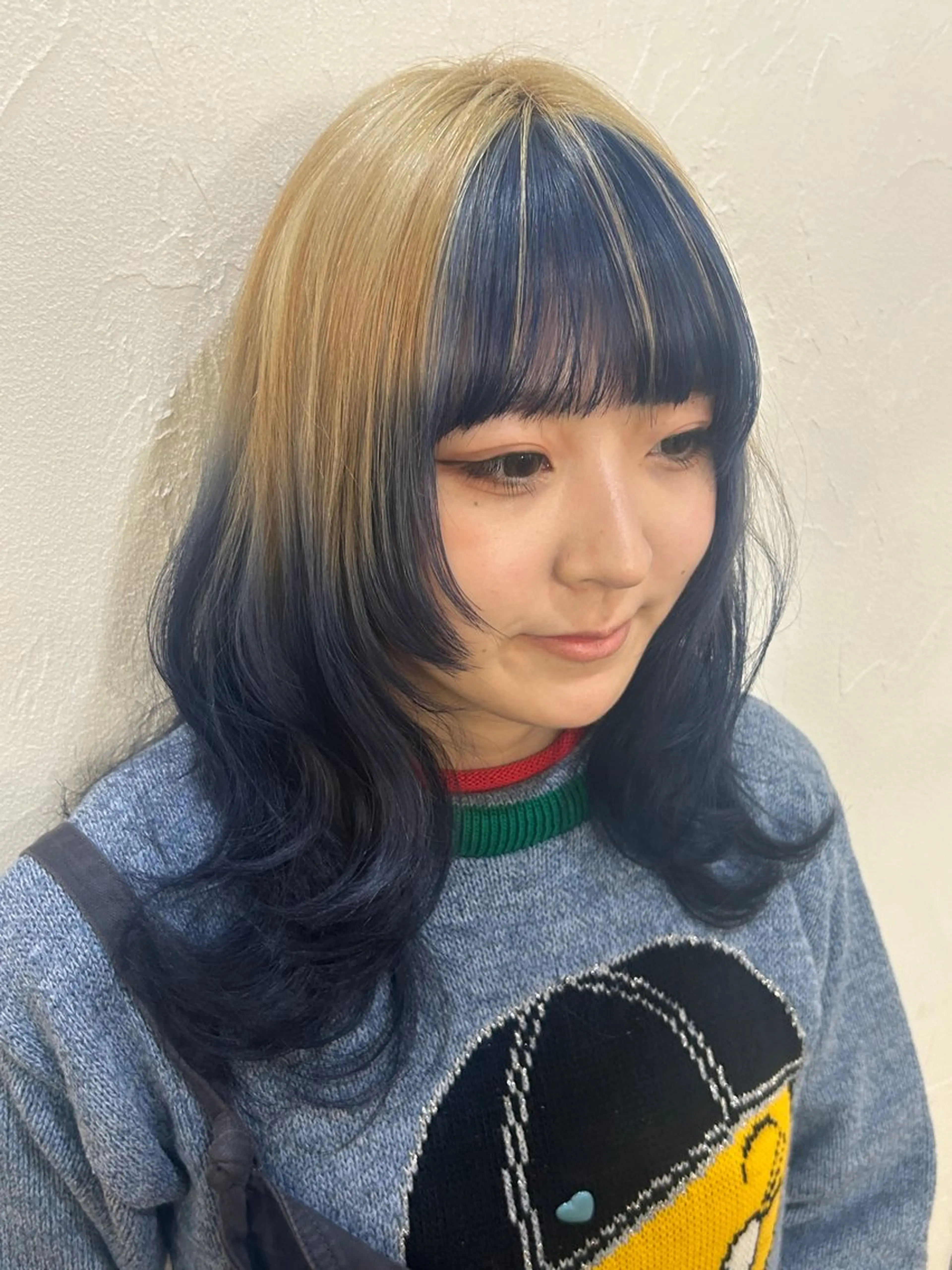 カラー デザインカラー ヘアカラー ルシア東三国店所属・akane 東三国のヘアスタイル