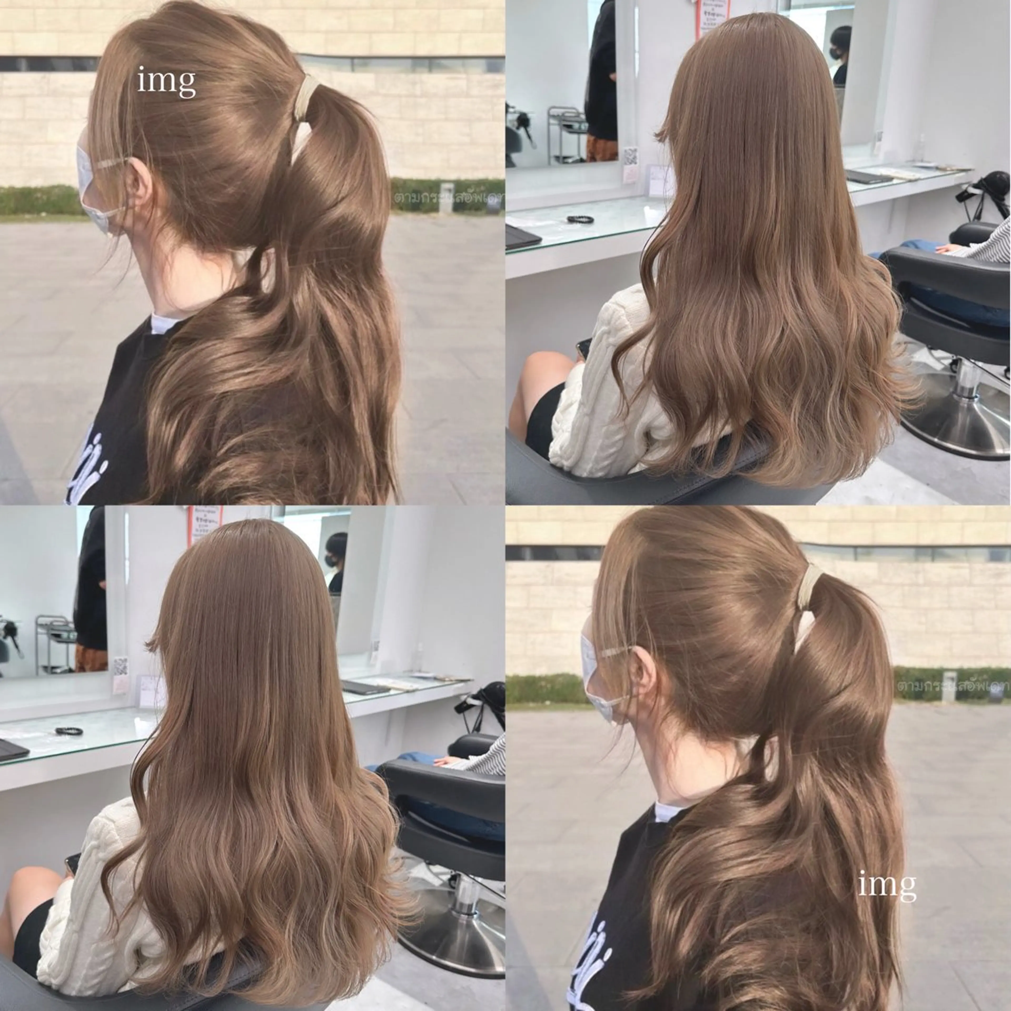 カラー マンツーマン/原宿/ 透明感カラー⭐️のヘアスタイル