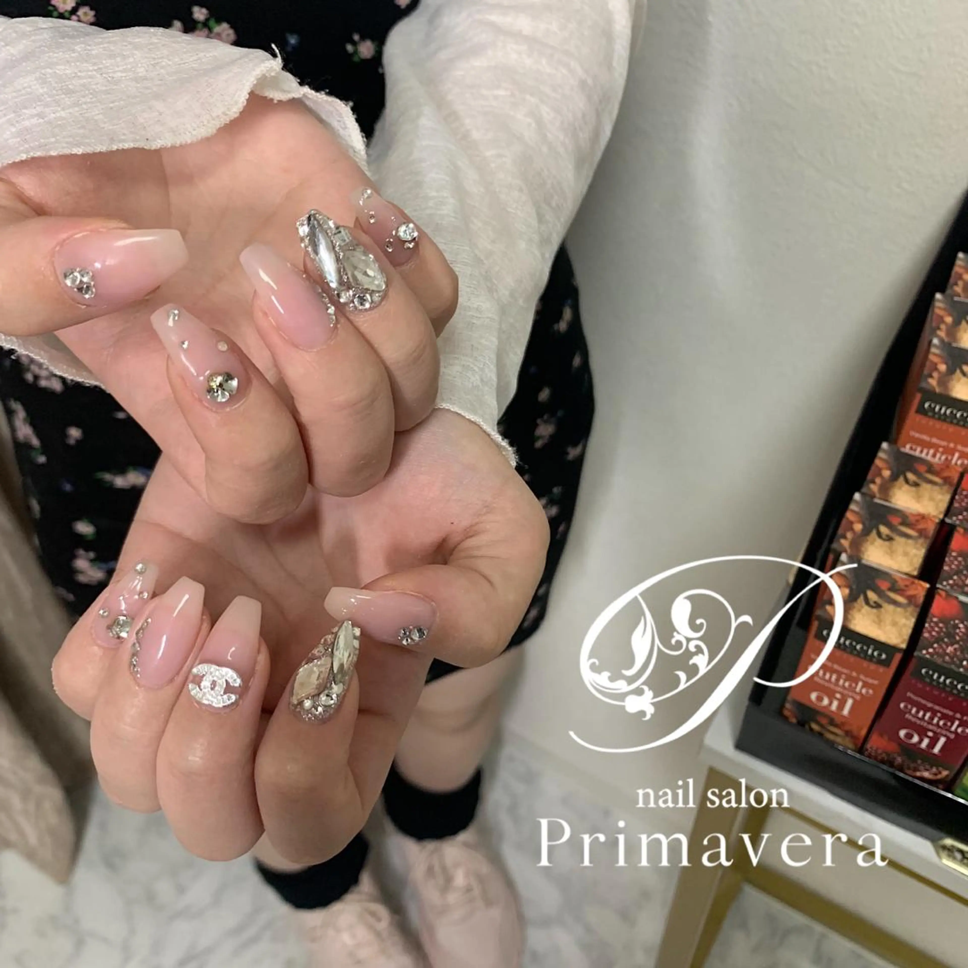 ネイル ハンドネイル primavera ワンホン系/ちゅるんのネイルデザイン