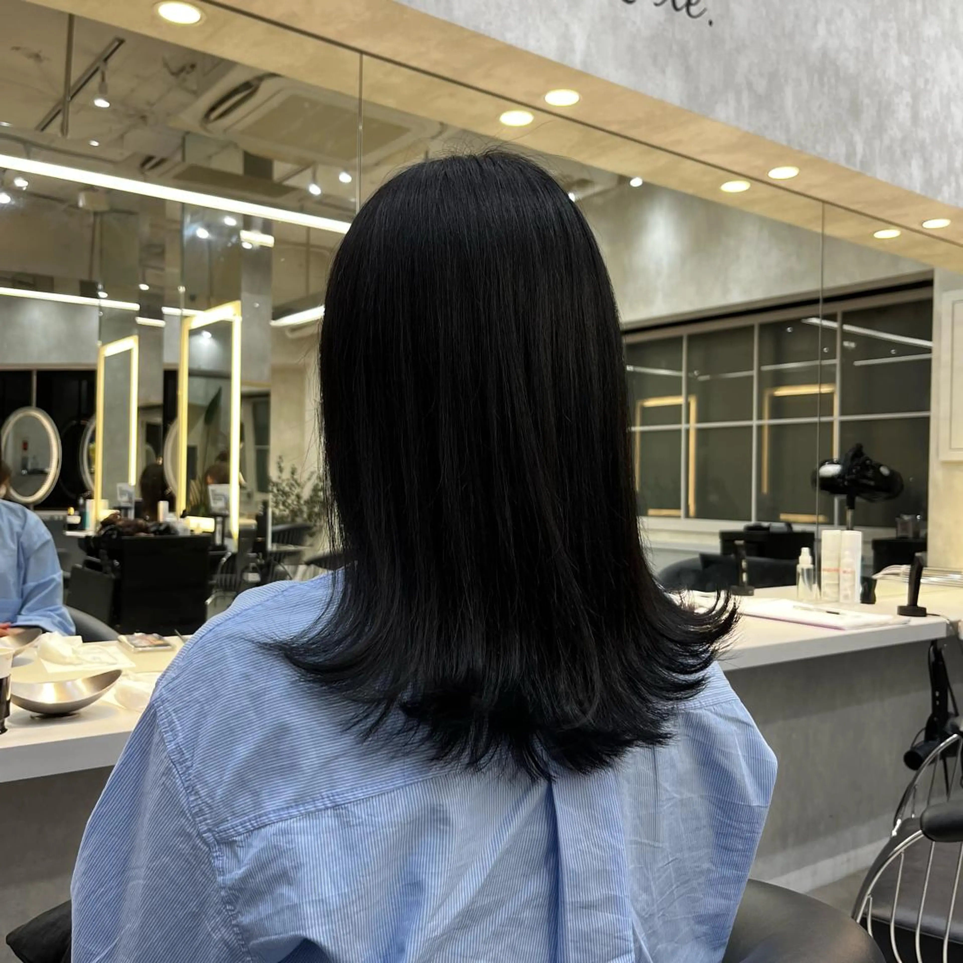 ミディアム 池袋/似合わせ/縮毛 髪質改善【ugen】のヘアスタイル