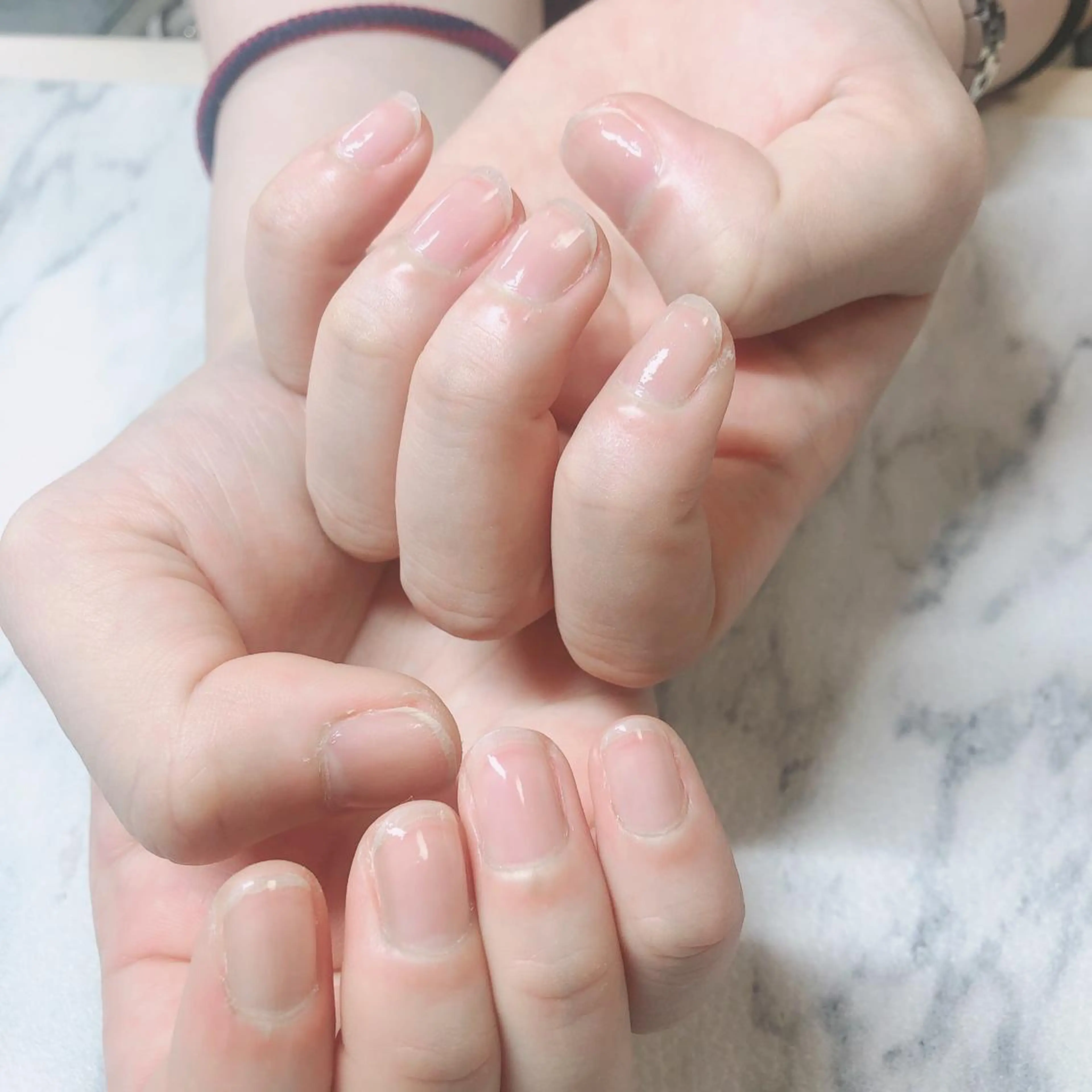 ネイル クリアネイル ジェルネイル 結城 怜菜のネイルデザイン