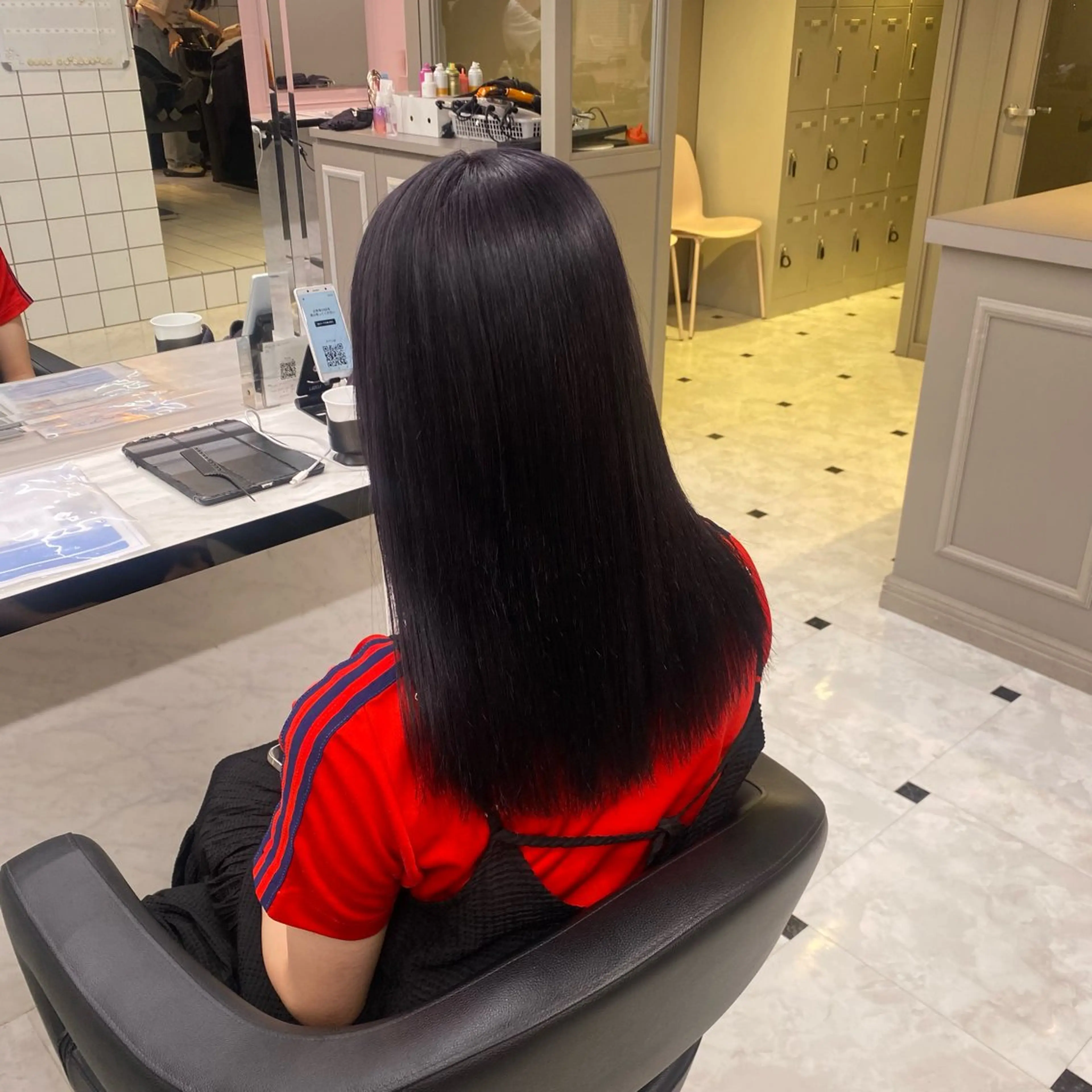 ロング カラー ヘアカラー トリートメント ヘッドスパ ヘアセット ♡ダブルカラー♡ 透明感カラー♡AIのヘアスタイル