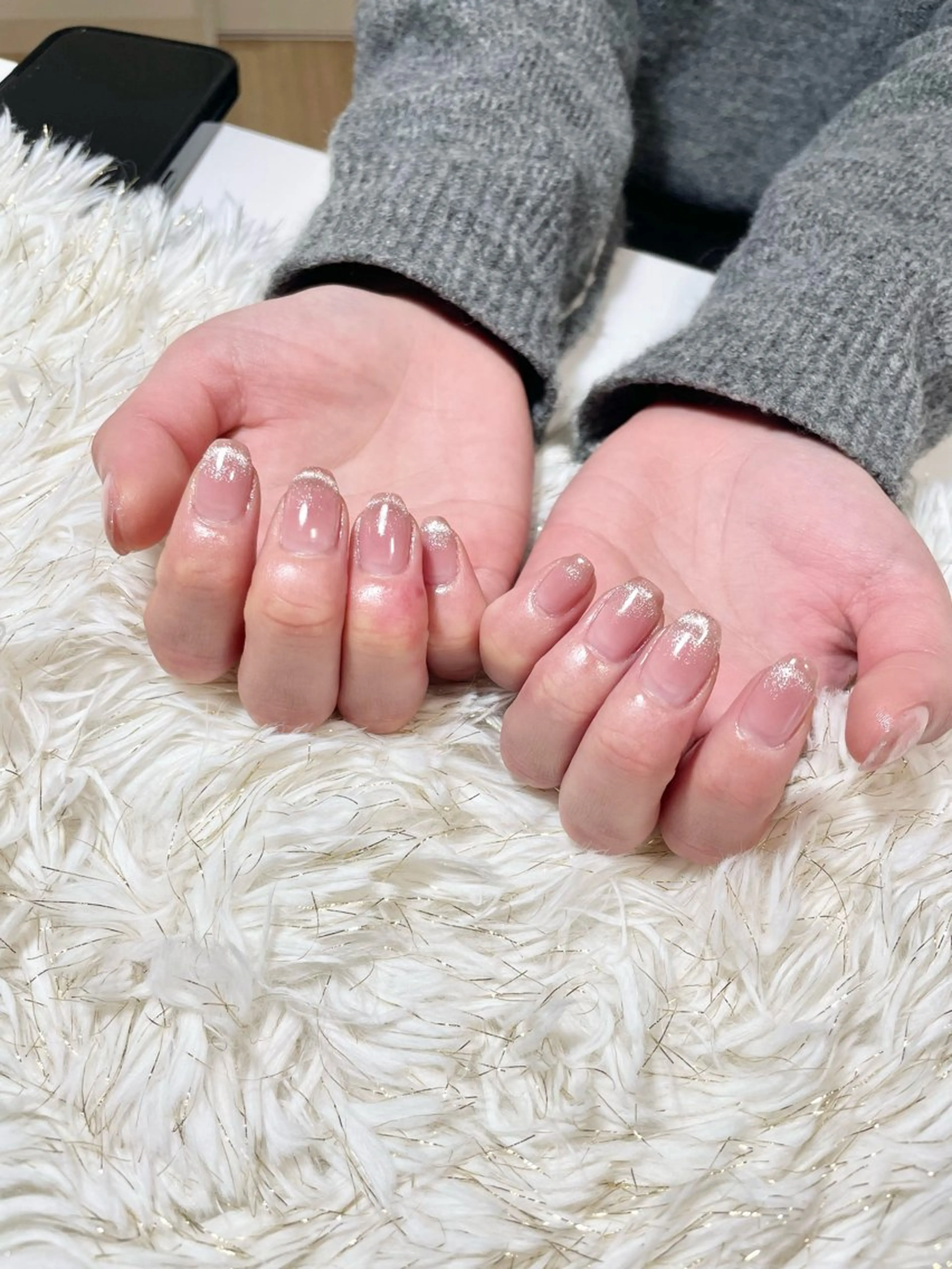 ネイル チークネイル マグネットネイル ハンドネイル nailsalon VENUSのネイルデザイン