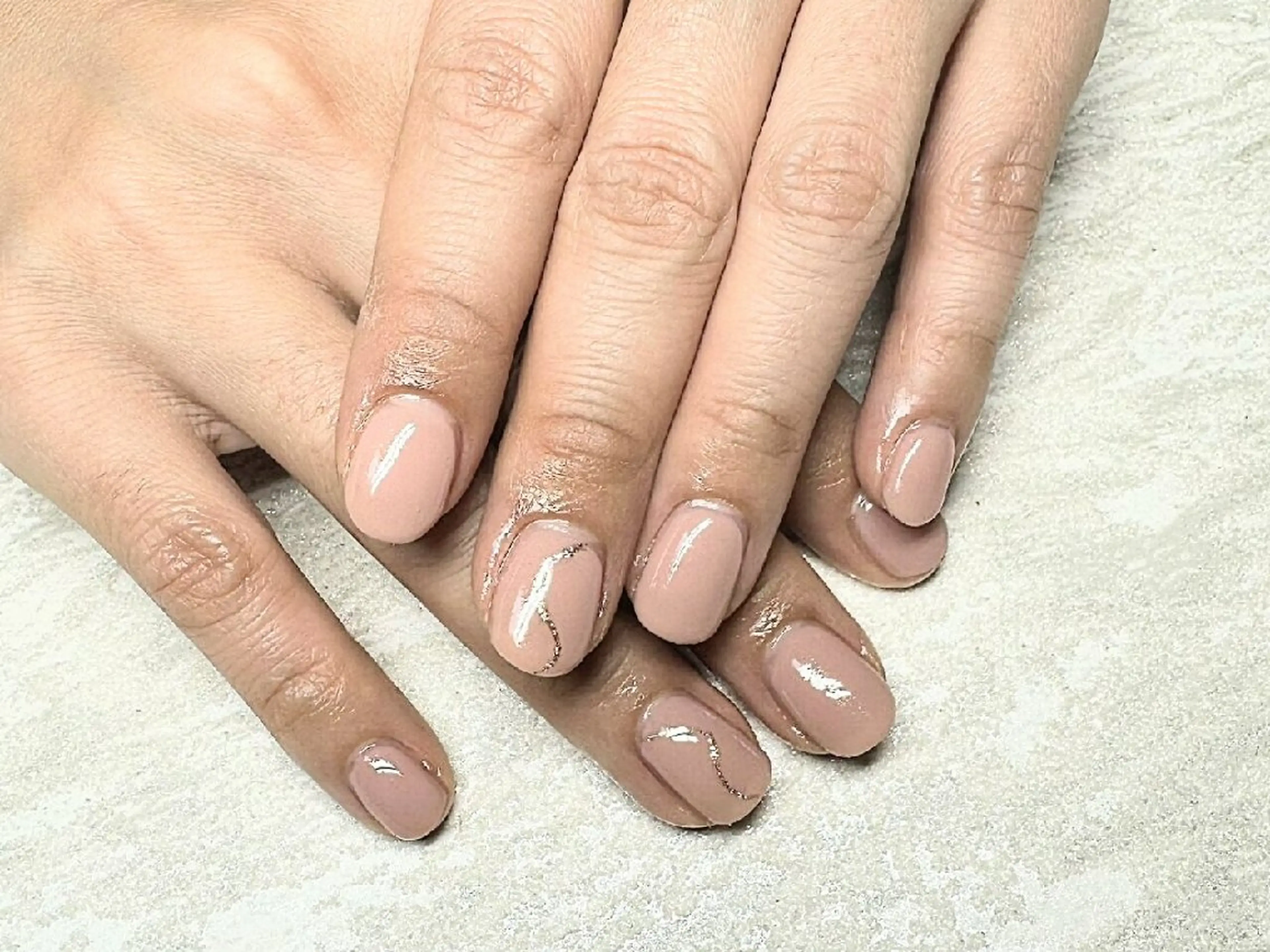 ネイル アートネイル 韓国ネイル ワンカラーネイル ピンク シンプルネイル ハンドネイル JULIE NAILのネイルデザイン