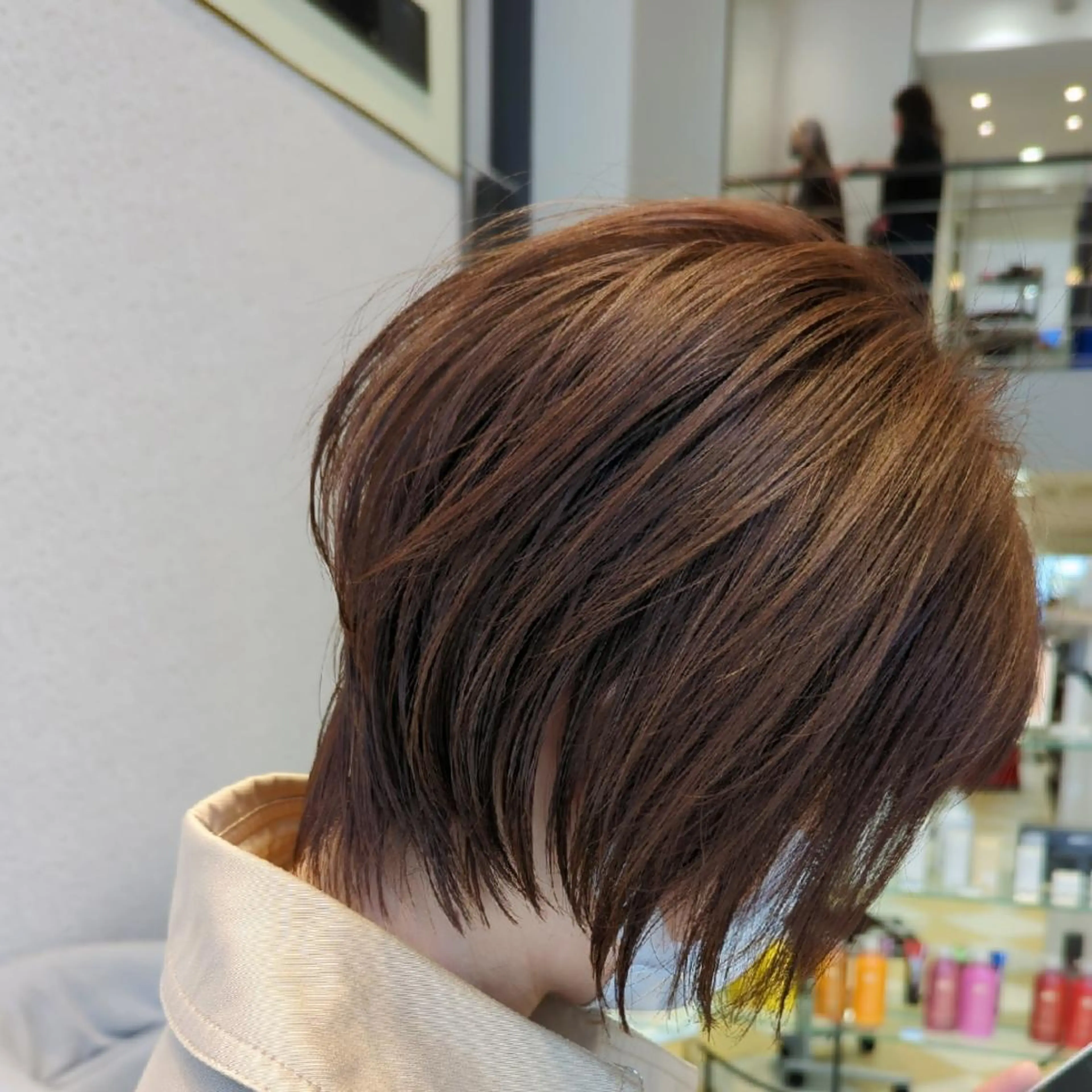 ミディアム カラー ボブ  知念　香トータル ビューティー🌷のヘアスタイル