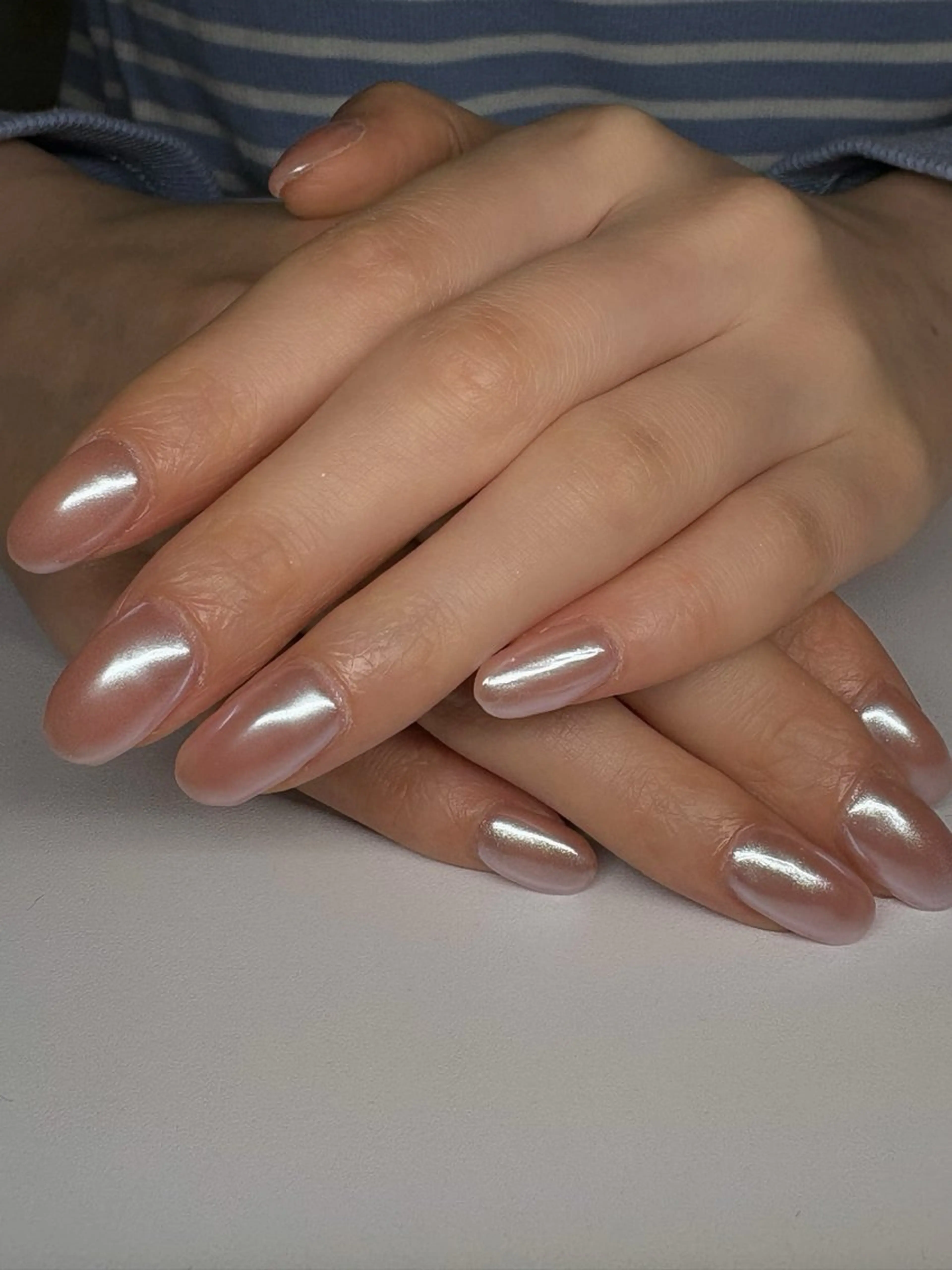 ネイル ホワイト ハンドネイル well nail所属・wellnail Nanakoのネイルデザイン