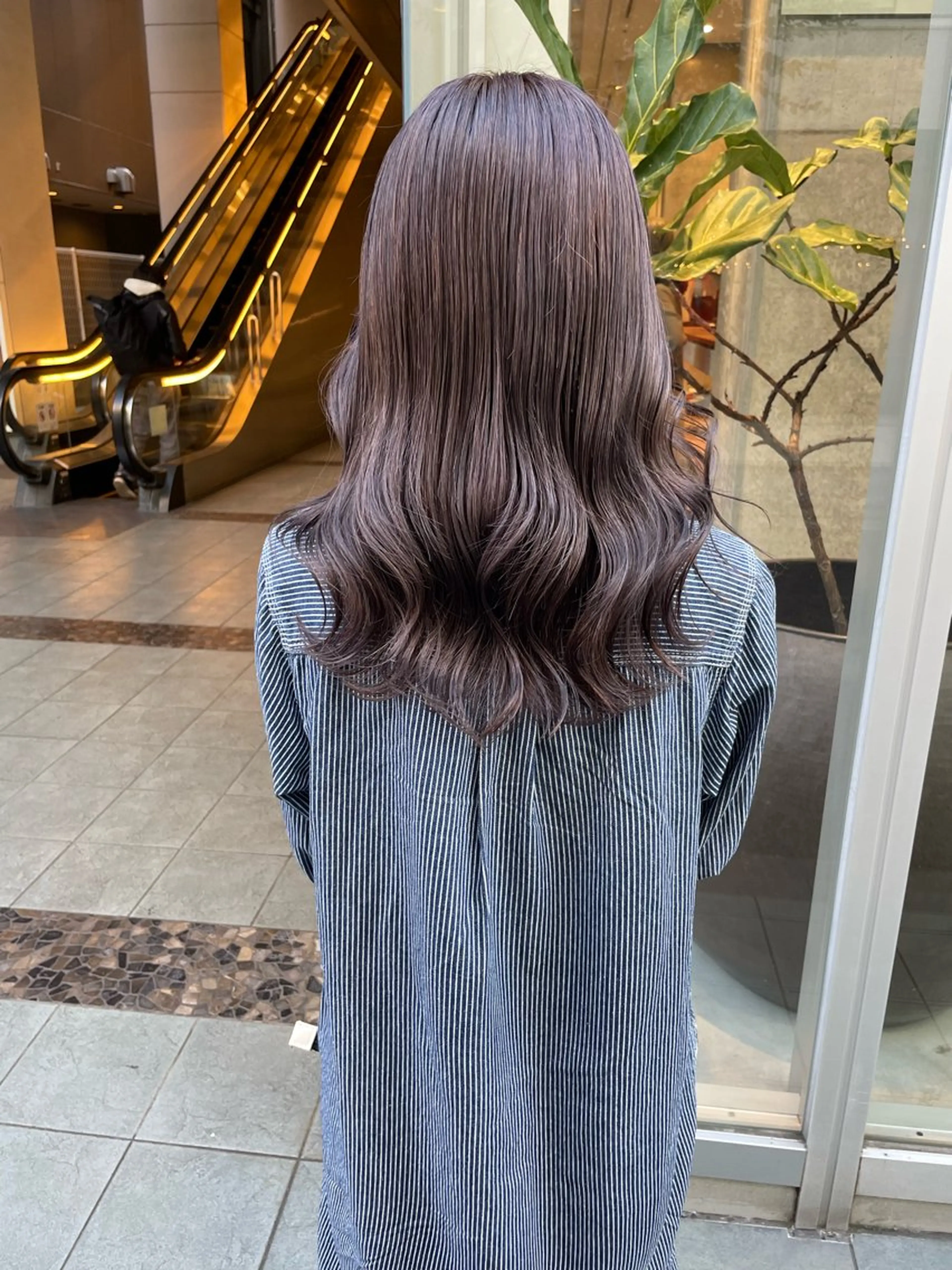 ロング カラー カット ヘアカラー トリートメント 髪質改善will hairdesignのヘアスタイル