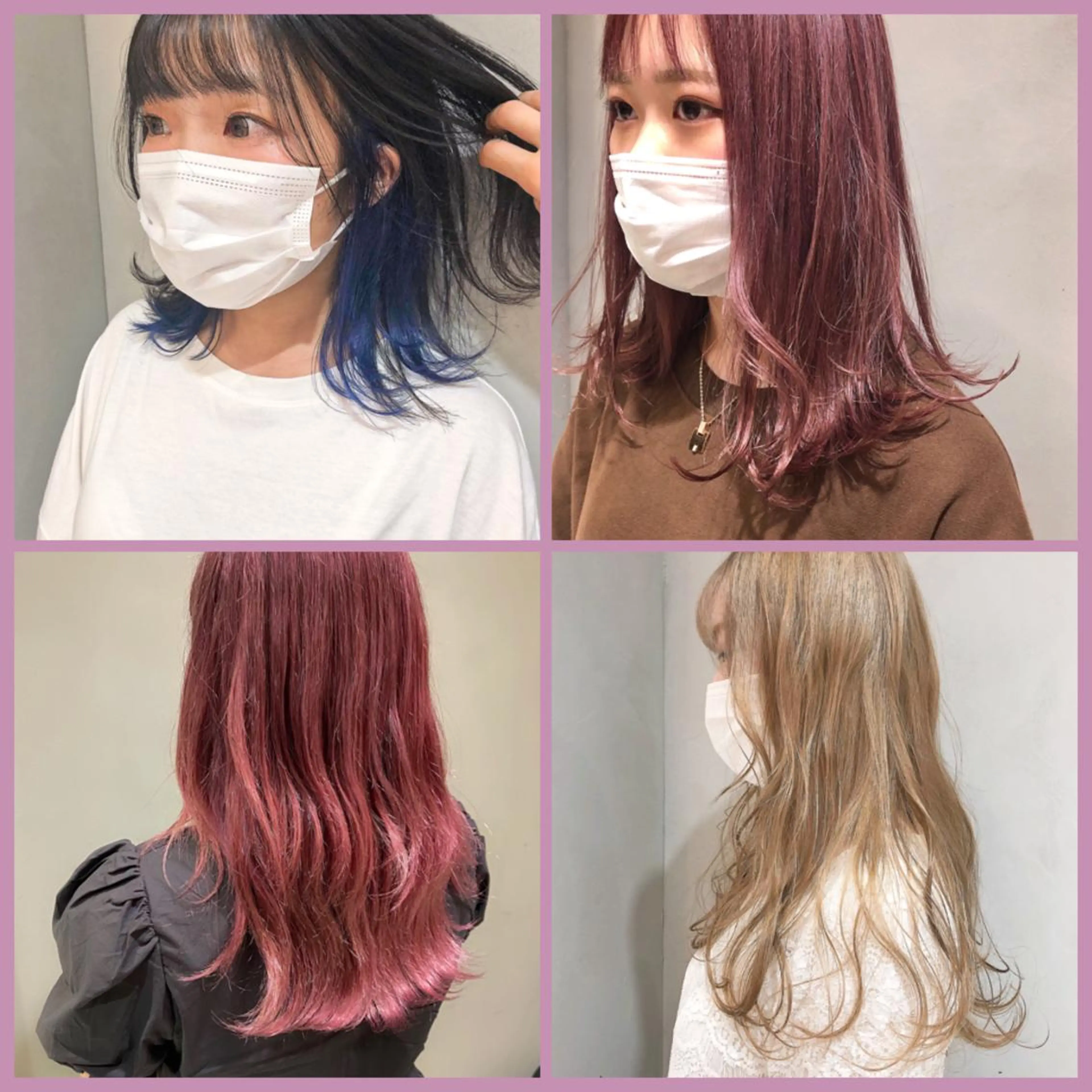 ミディアム カラー 圧倒的透明感カラー nana🦕のヘアスタイル